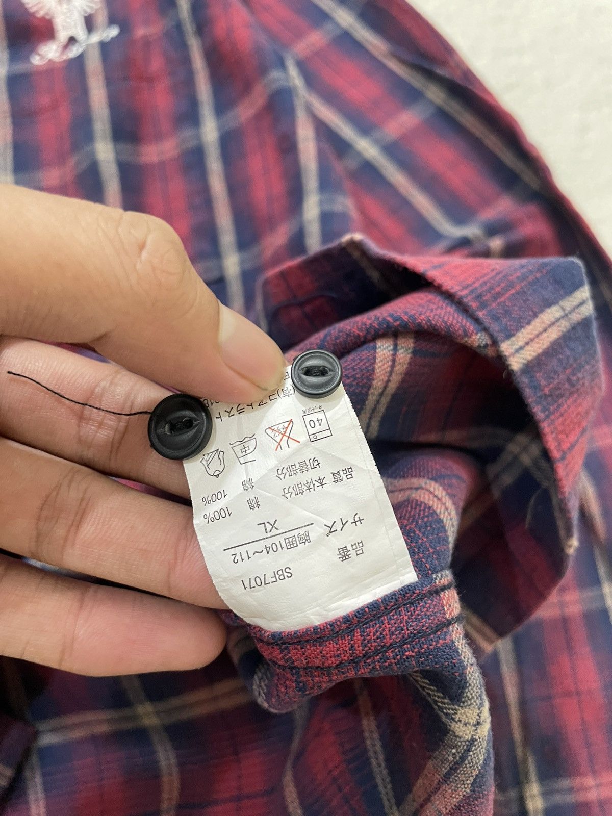 If Six Was Nine 2000s Subciety Music Riot Plaid Shirt ifsix Hysteric LGB Y2K Size US L / EU 52-54 / 3 - 6 Thumbnail