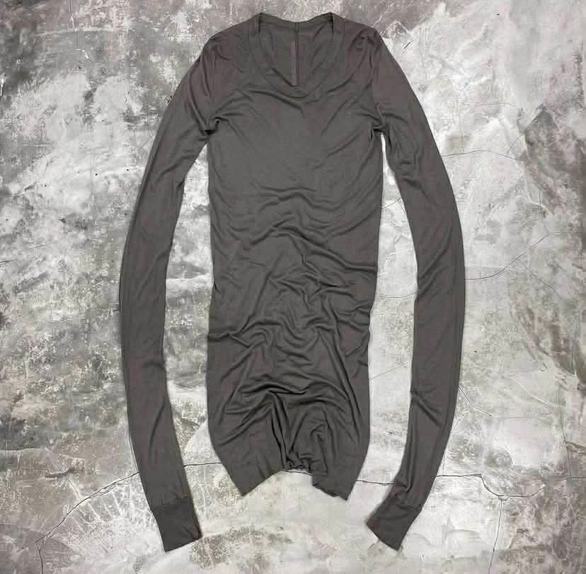 Rick Owens 16SS Double-Layered Long-Sleeved T-Shirt Size XS / US 0-2 / IT 36-38 - 2 Thumbnail