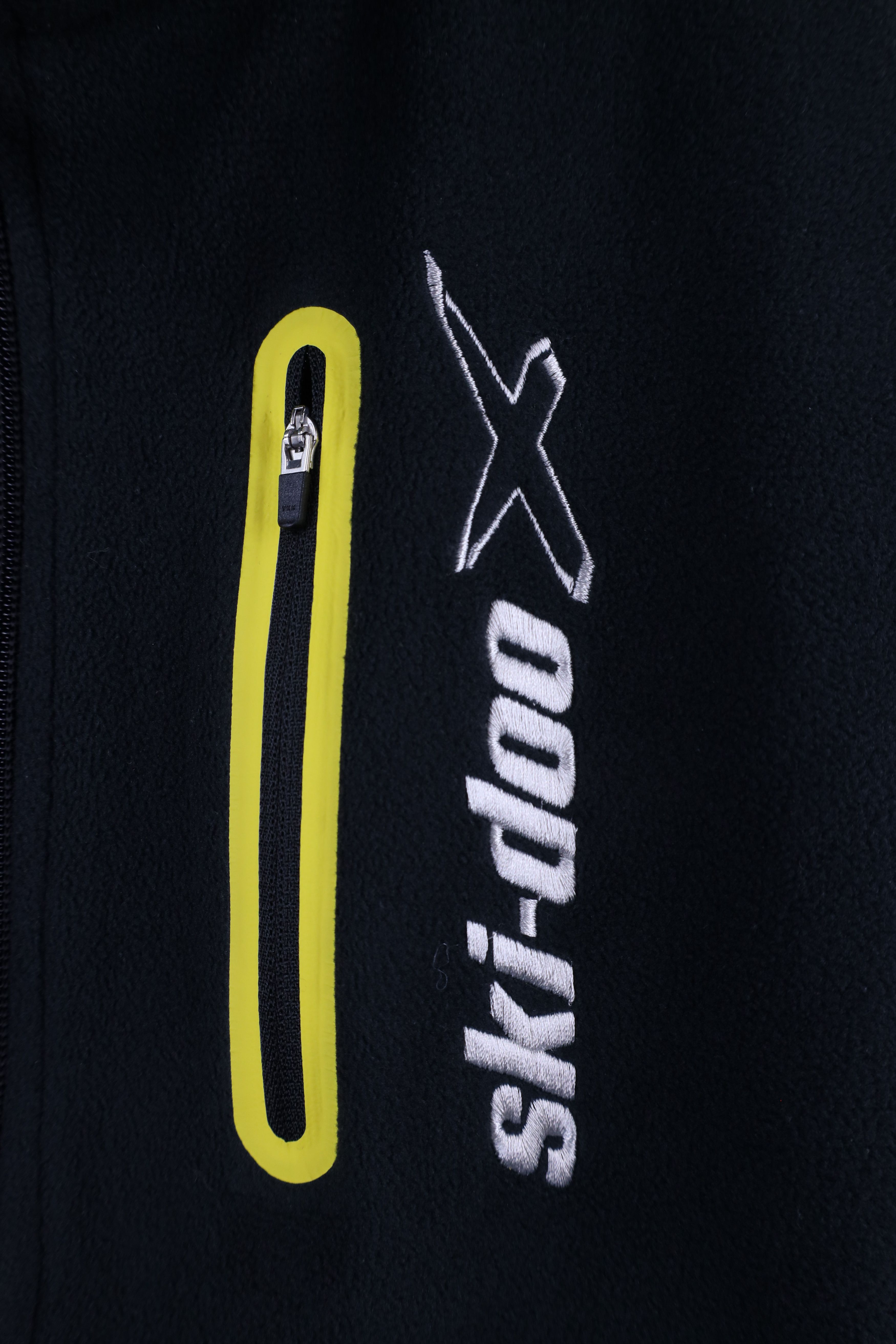 Ski-Doo × Vintage Vintage Ski Doo BRP Snowmobile Racing Fleece Jacket Black Size US M / EU 48-50 / 2 - 4 Thumbnail