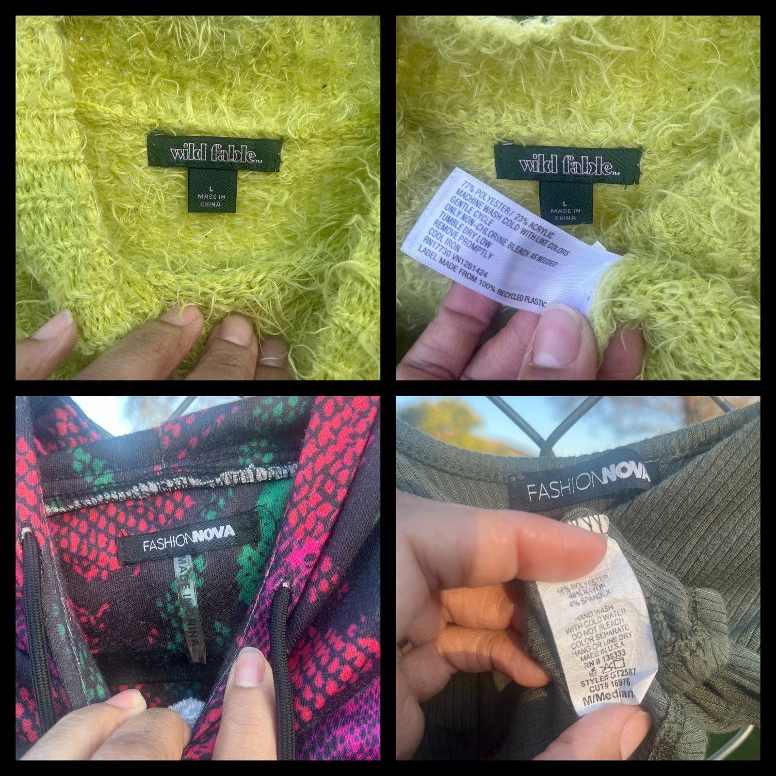 Forever 21 Long Sleeve Shirts 10 piece Bundle Small Medium Crop Top Size S / US 4 / IT 40 - 5 Thumbnail