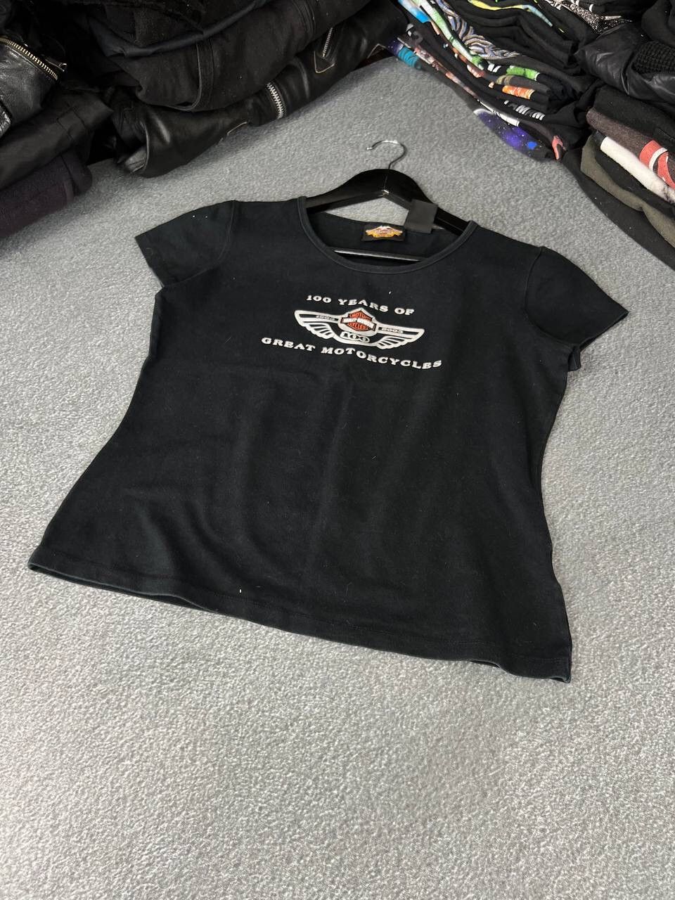 Harley Davidson Harley Davidson Y2K Glamour Moto Crop Top Size M / US 6-8 / IT 42-44 - 3 Thumbnail