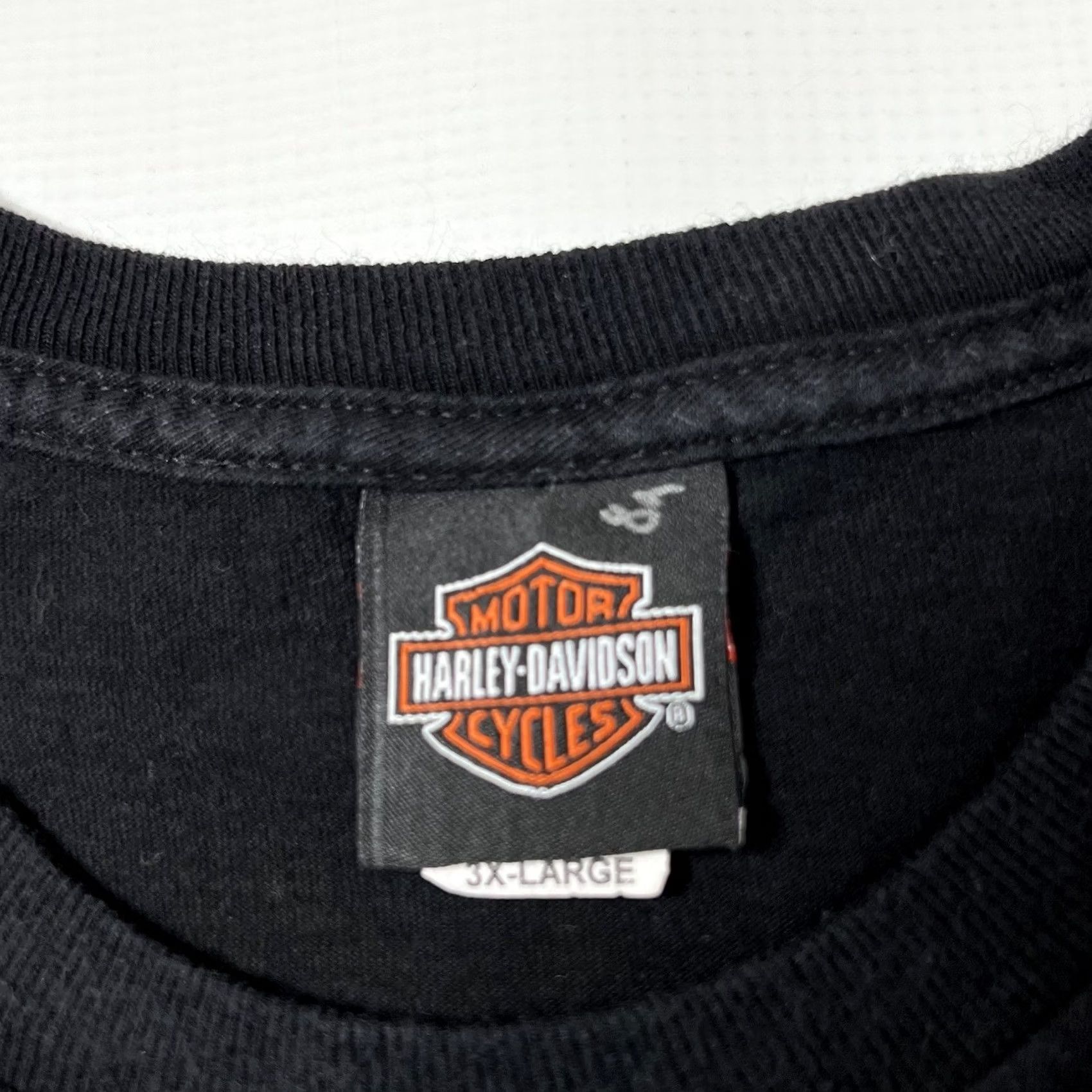 Harley Davidson Harley-Davidson Tampa Florida T Shirt Size 3XL Black Short Sleeve Double-Sided Logo, American, Biker, Motorcycle, USA Mens Size US XXL / EU 58 / 5 - 4 Thumbnail
