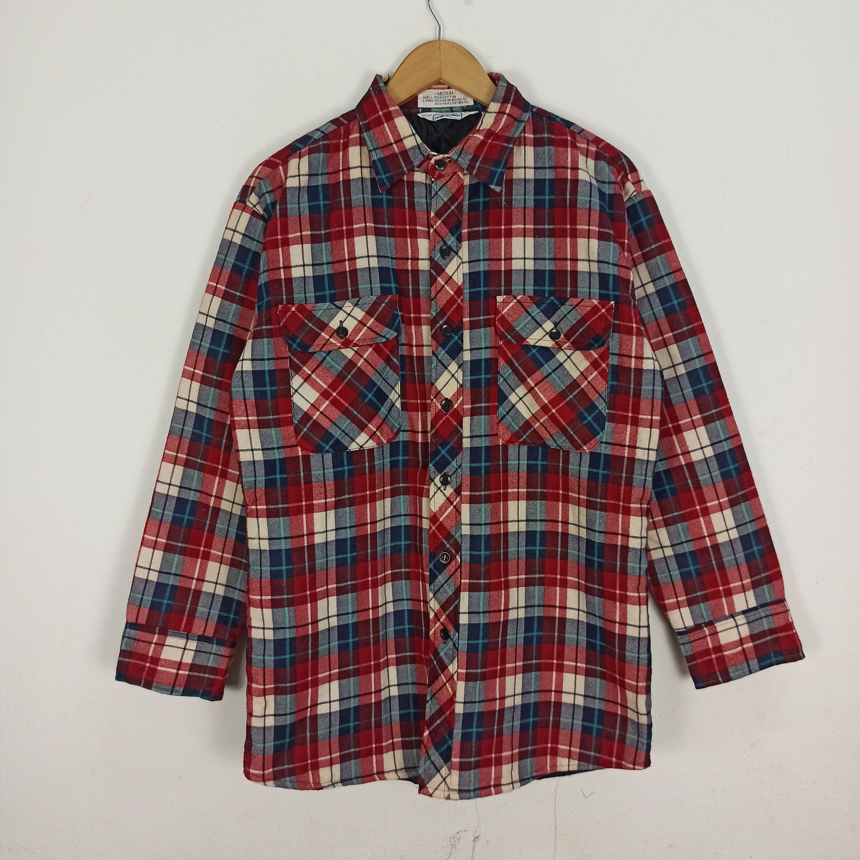 Flannel Vintage MACEYE Flannel Button Long Sleeve Size US M / EU 48-50 / 2 - 1 Thumbnail