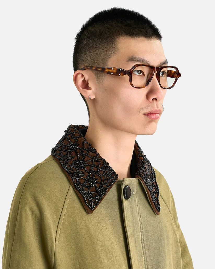 Namacheko o1s1v1r1oon0825 Evan Leather Vest in Olive Green/Pistachio Size US XL / EU 56 / 4 - 6 Thumbnail
