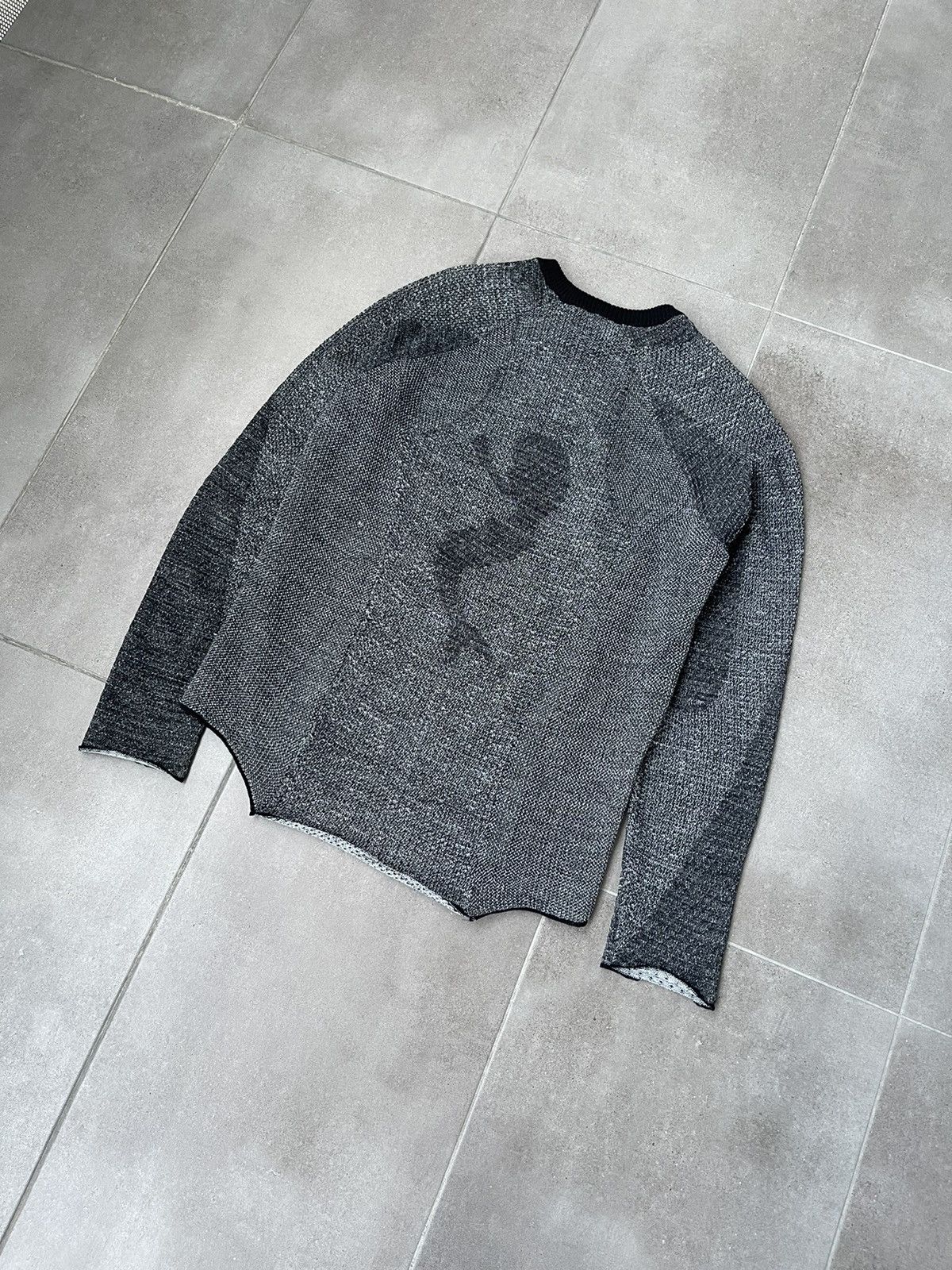 Saul Nash !DS! SS23 Saul Nash High Neck Compression Grey Wool Jumper Size US L / EU 52-54 / 3 - 15 Thumbnail
