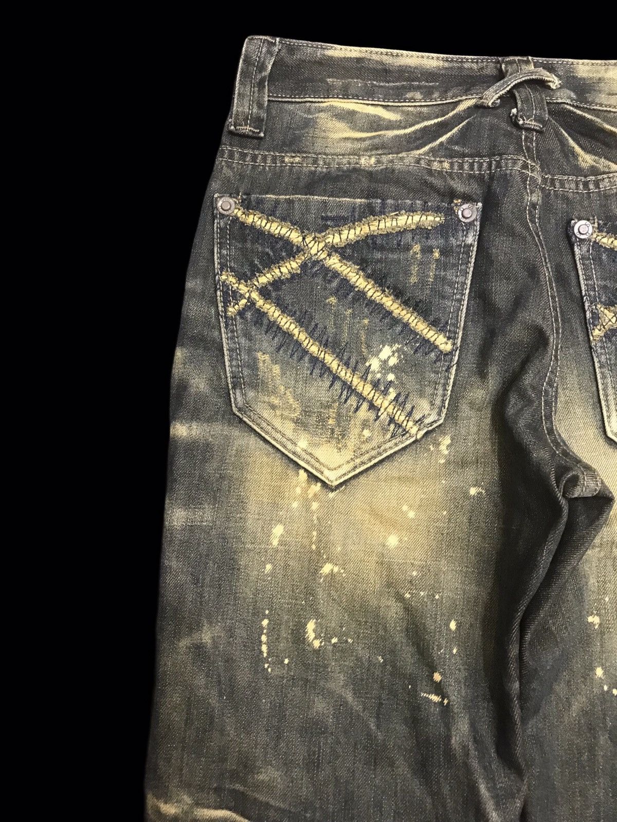 Seditionaries 💥DENIM ART💥SDS SEDITIONARIES ART DISTRESSED DENIM F264 Size US 30 / EU 46 - 12 Thumbnail