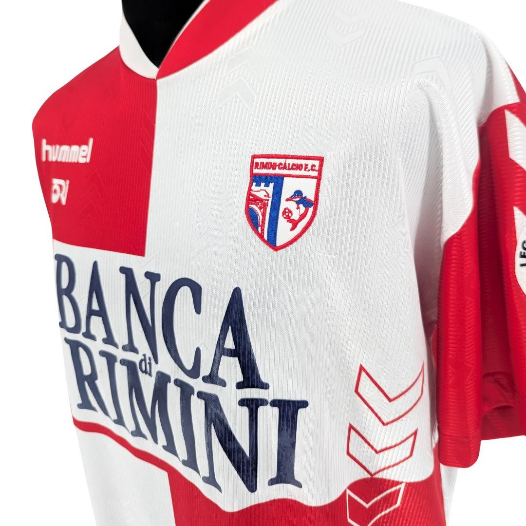 Hummel Rimini Calcio home football shirt 2005/06 - (L) Size US L / EU 52-54 / 3 - 3 Thumbnail