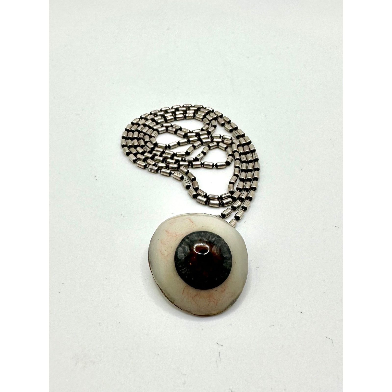 Carol Christian Poell Carol Christian Poell Prosthetic eye silver chain necklace Size ONE SIZE - 2 Thumbnail