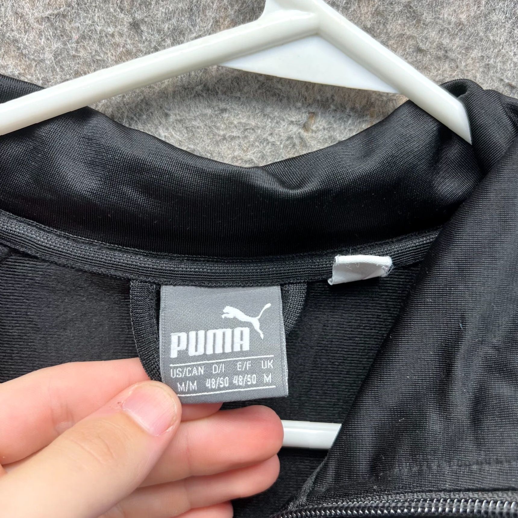 Puma PUMA Sweater Men Medium Jacket Black Full Zip Ferrari Patch Polyester Sweatshirt Size US M / EU 48-50 / 2 - 6 Thumbnail