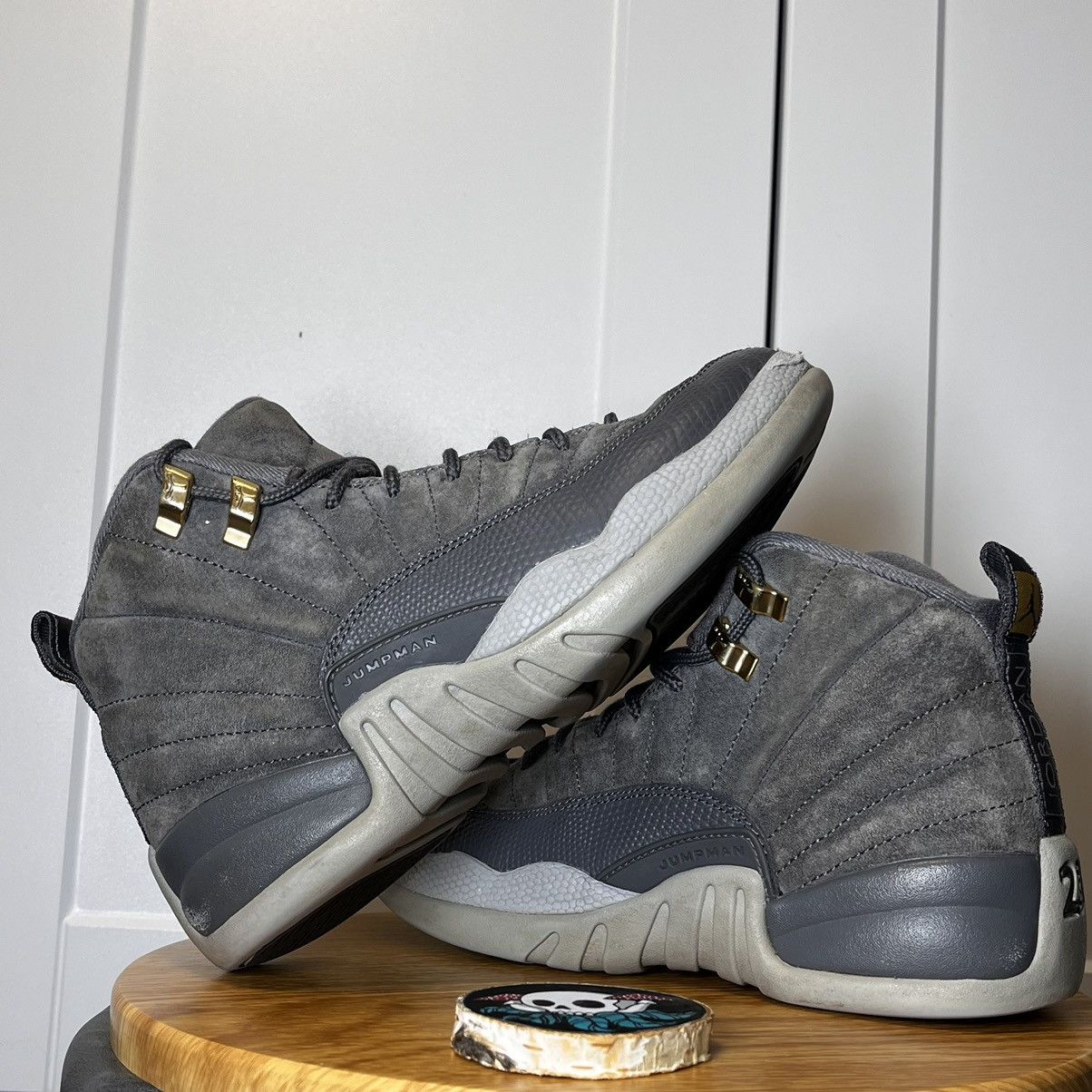 Jordan Brand •CLEAN• Jordan 12 Retro GS Dark Grey 5.5Y/7W Size US 7 / IT 37 - 2 Thumbnail