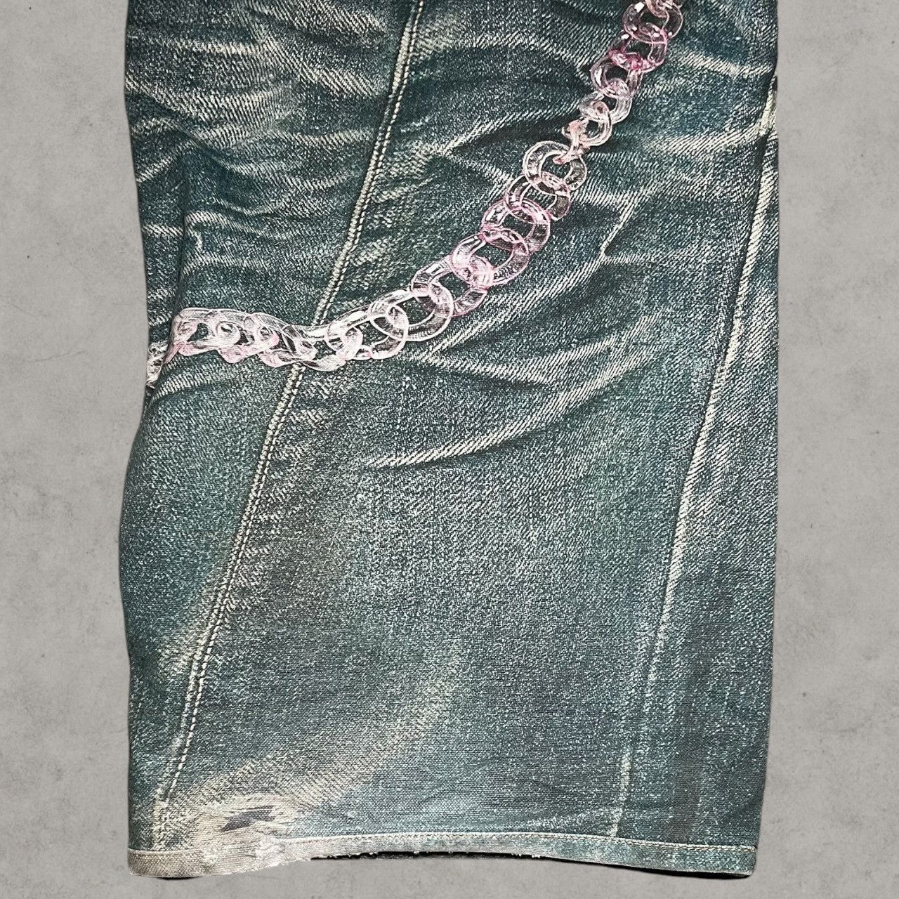 Acne Studios Acne Studios Trompe Loeil Candy Chain 1981M Gray Jeans Sz 48 Size US 32 / EU 48 - 8 Thumbnail