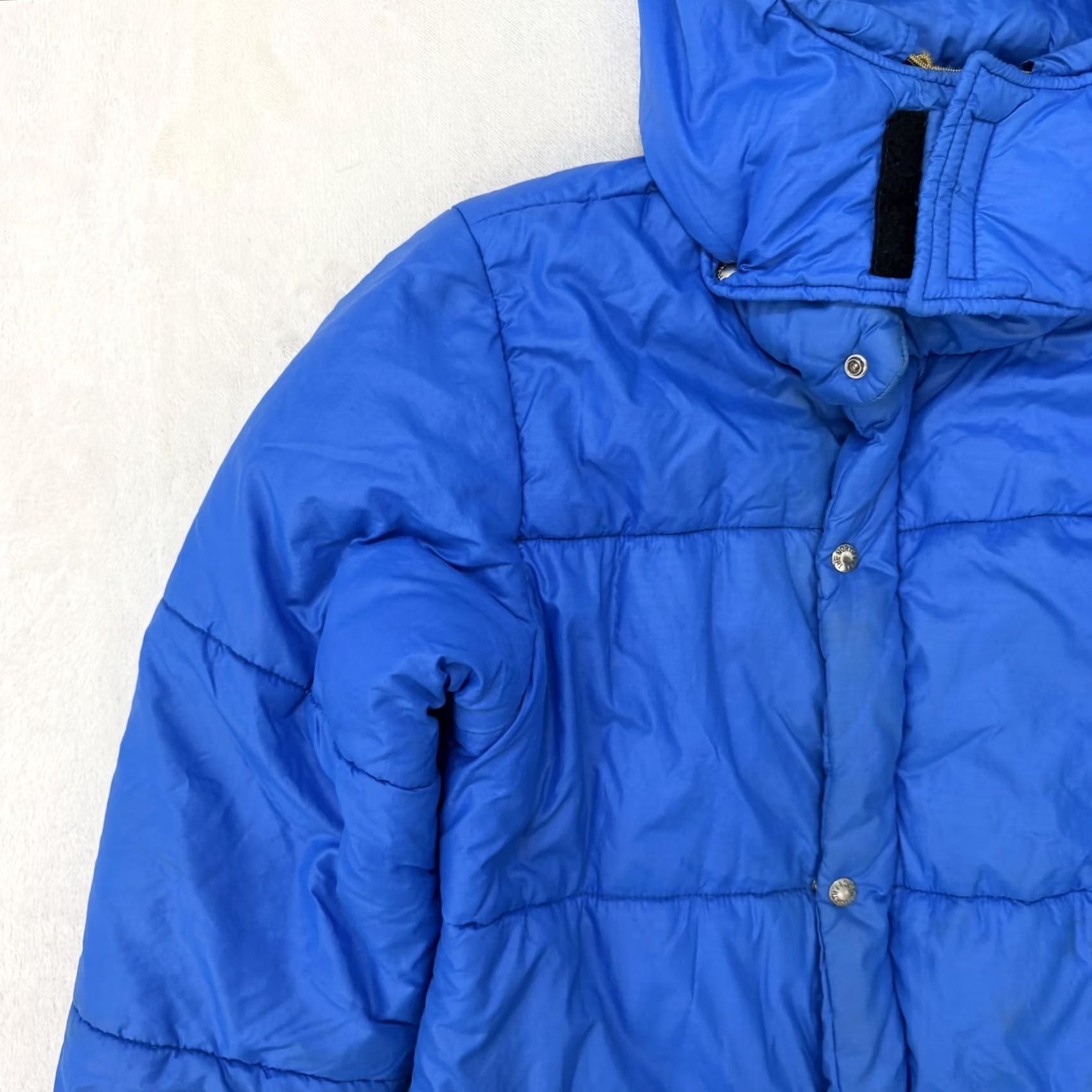 The North Face VINTAGE The North Face Puffer Jacket Mens Large Blue Hooded Insulated Quilted Zipper Pocket 1970s Outdoor Ski Winter - Mens Size US L / EU 52-54 / 3 - 4 Thumbnail