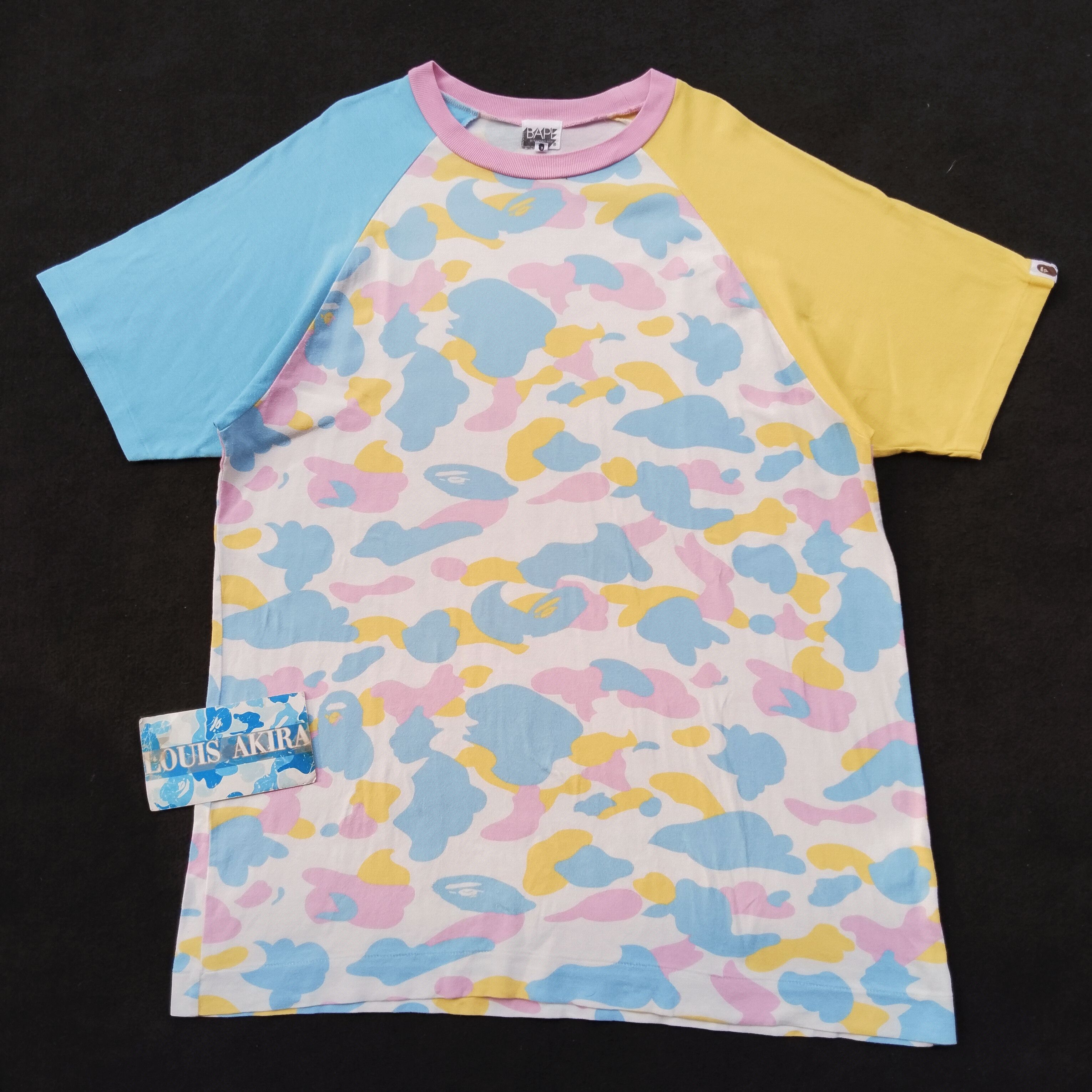 Bape Cotton Candy Camo Pastel Tee (2006) Size US L / EU 52-54 / 3 - 1 Thumbnail