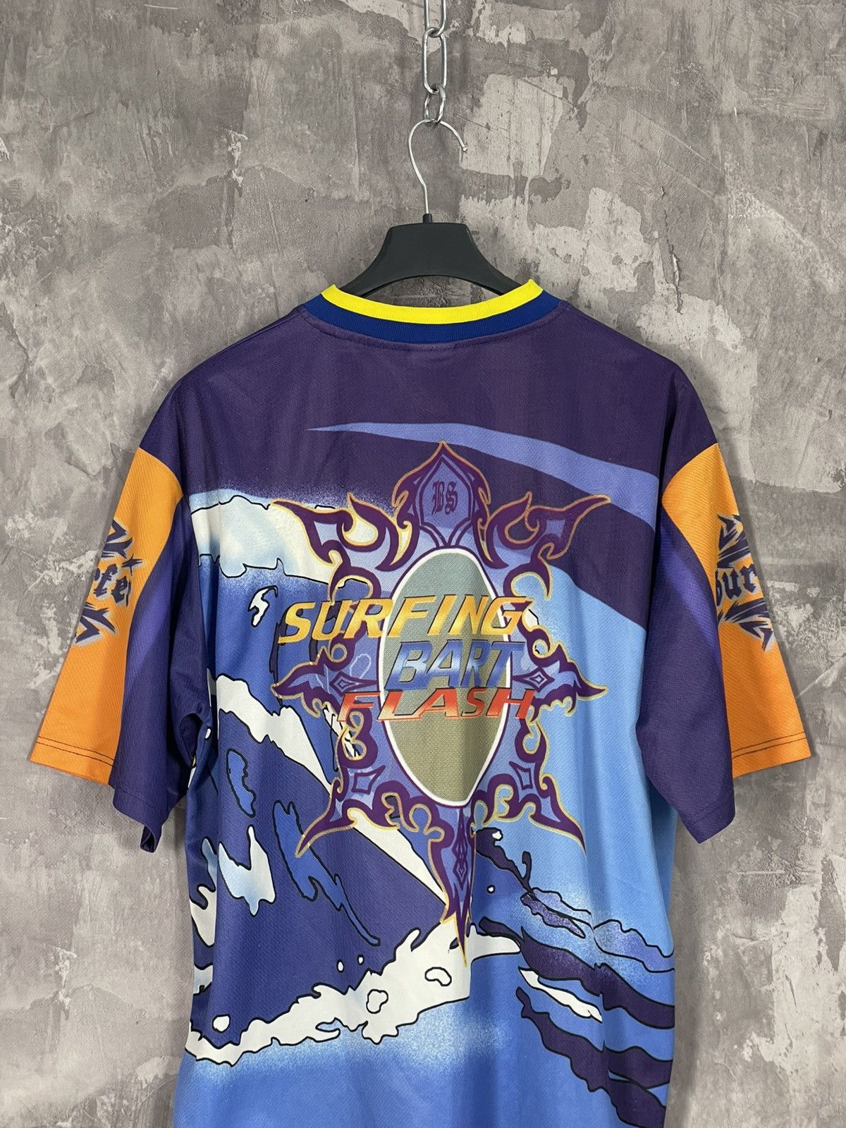 The Simpsons × Vintage Vintage 90s The Simpsons Surf Y2K Overprint Art t-shirt Size US L / EU 52-54 / 3 - 15 Thumbnail