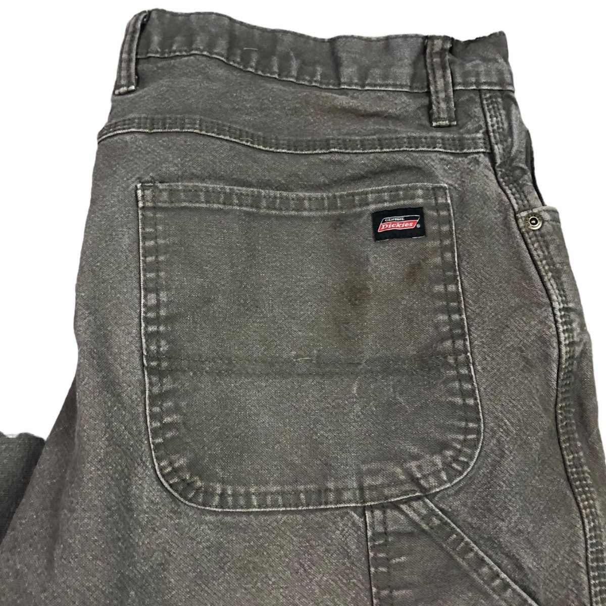 Dickies × Vintage Dickies Vintage Olive Green Stained Work Pants Men’s 38x30 Size US 38 / EU 54 - 2 Thumbnail