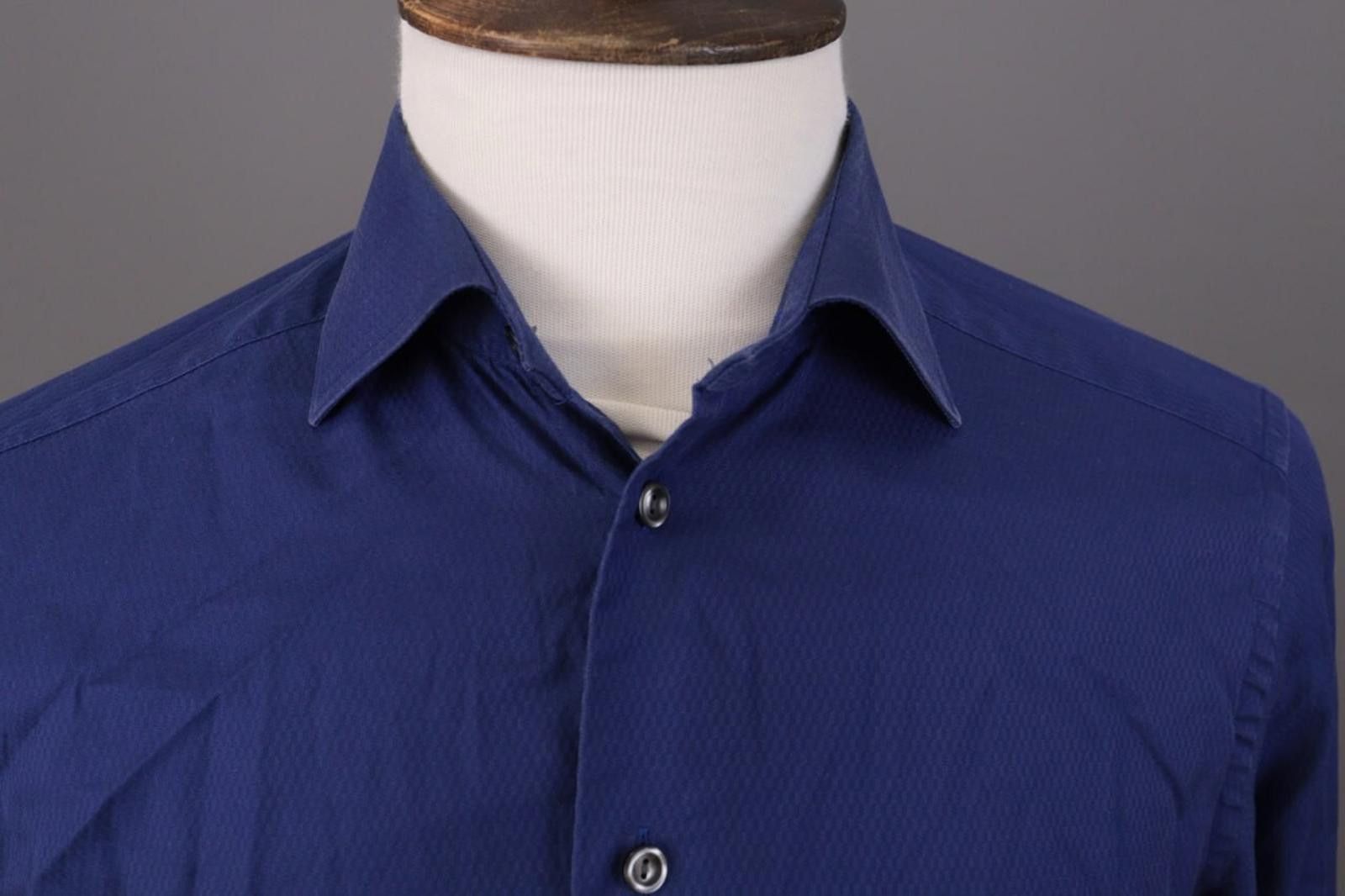 Eton Eton Contemporary Blue Signature Twill Shirt Size 39 / 15.5 Size US M / EU 48-50 / 2 - 4 Thumbnail