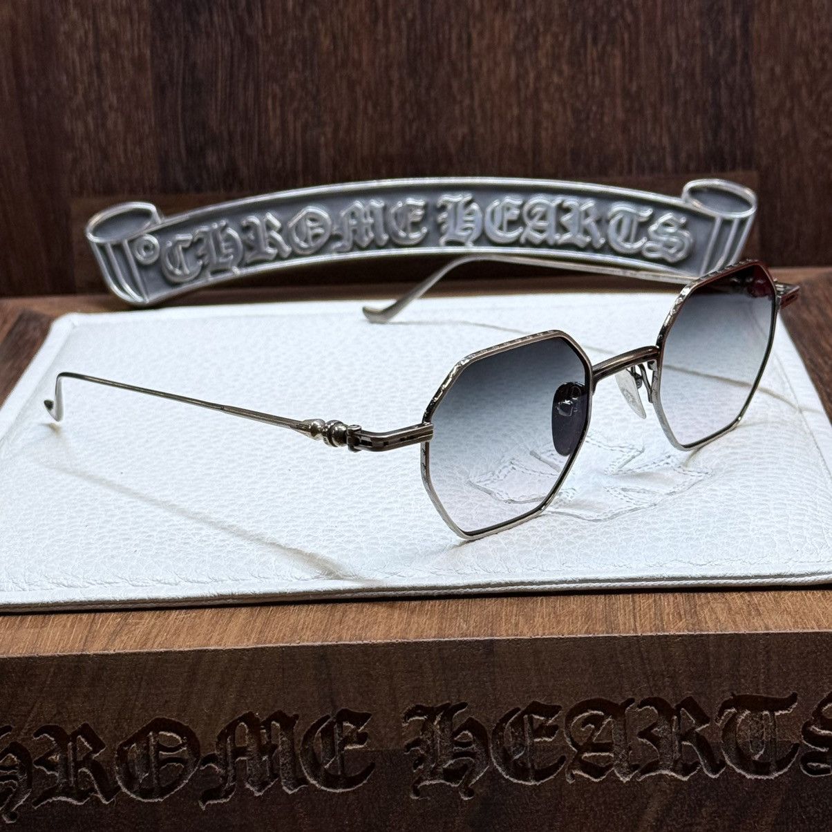 Chrome Hearts Chrome Hearts Evaculation 1/1 Sunglasses Size ONE SIZE - 4 Thumbnail