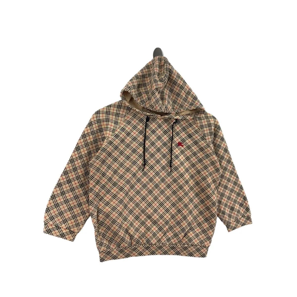 Burberry Vtg BURBERRY LONDON Nova Checks Cropped Top Hoodie Size US S / EU 44-46 / 1 - 5 Thumbnail