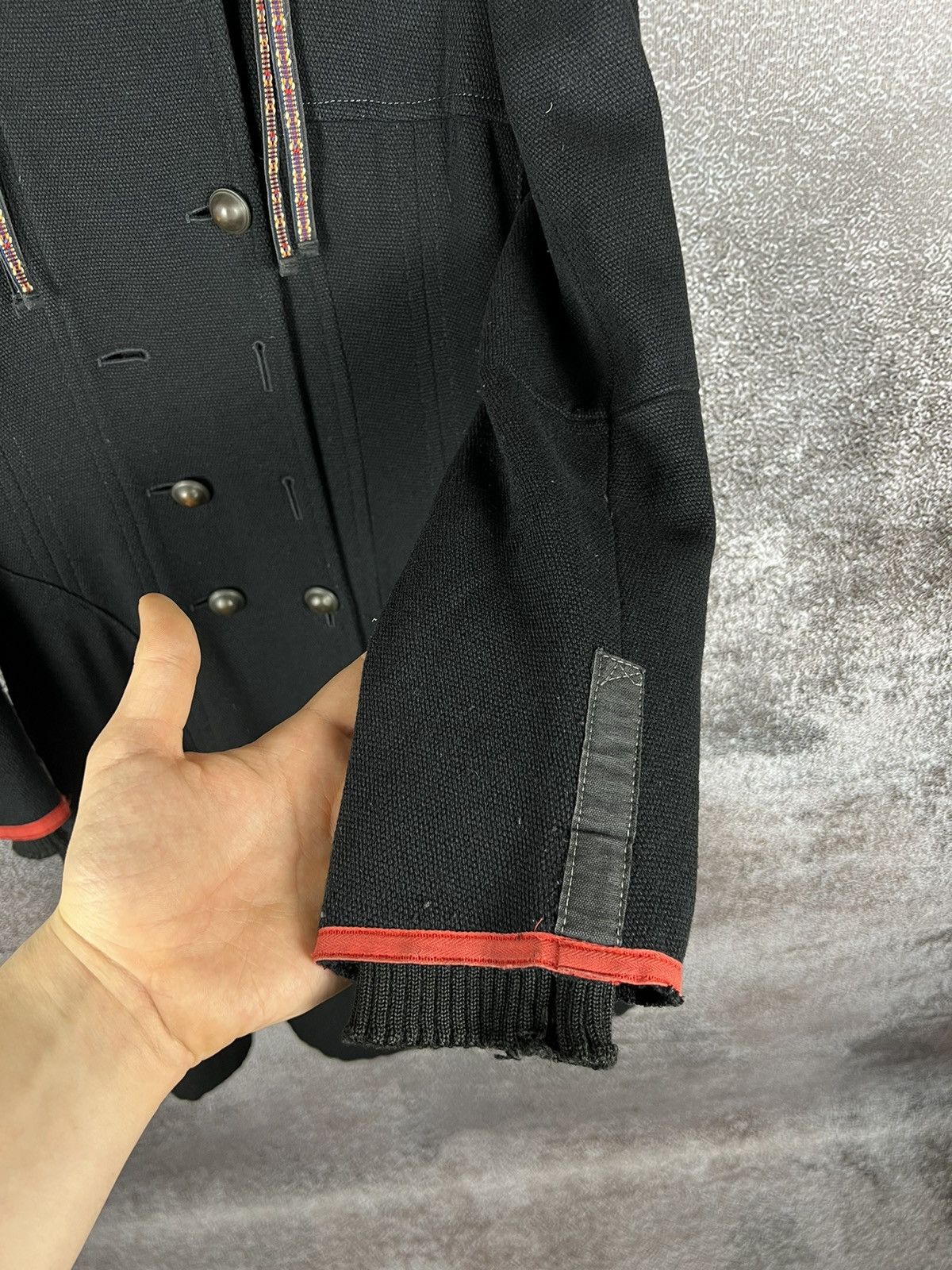 Marithe + Francois Girbaud Marithe + Francouis Girbaud wool avant-garde coat goth y2k Size M / US 6-8 / IT 42-44 - 14 Thumbnail