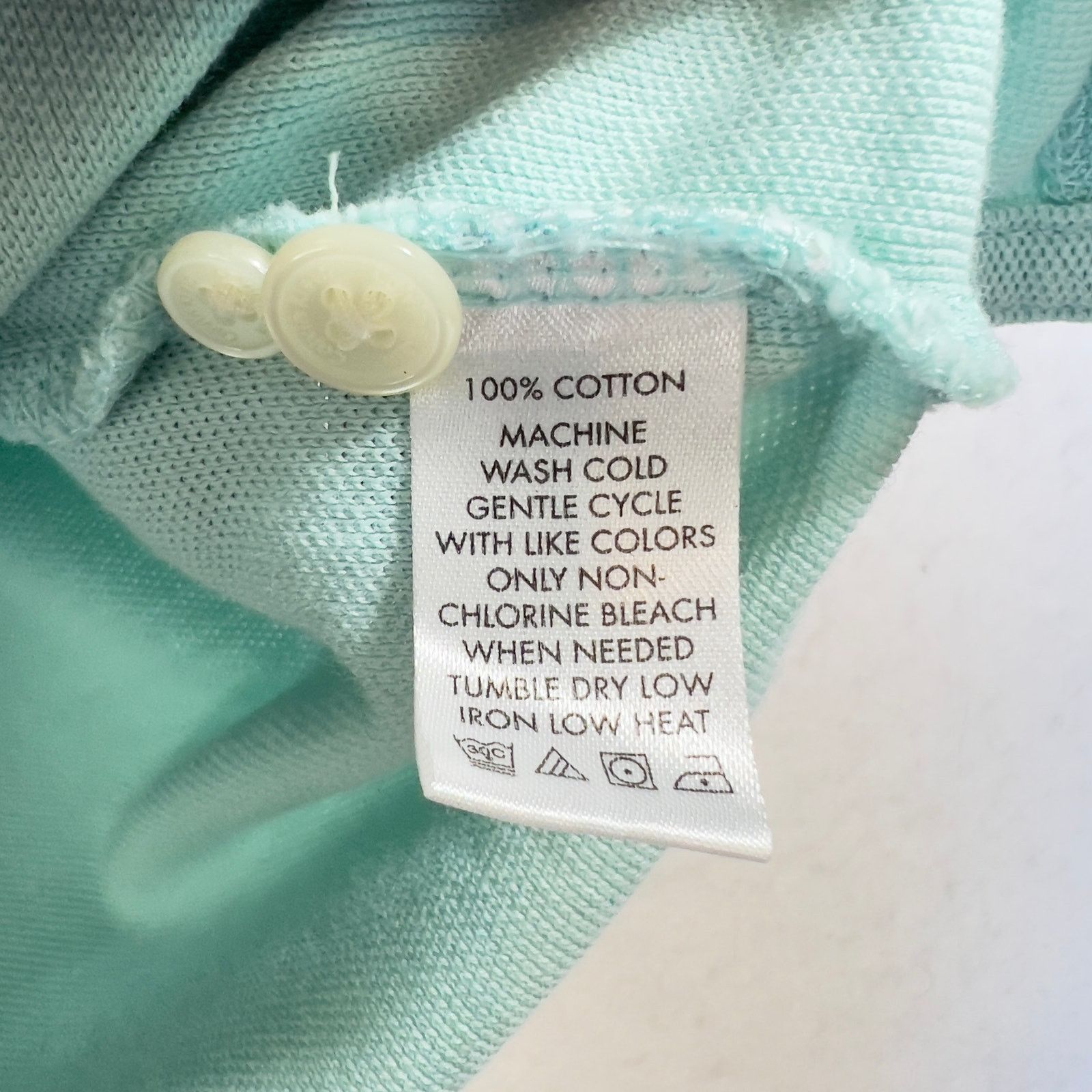 Calvin Klein Calvin Klein Polo Shirt Men XXL Cotton Mint Green Pockets Size US XXL / EU 58 / 5 - 7 Thumbnail