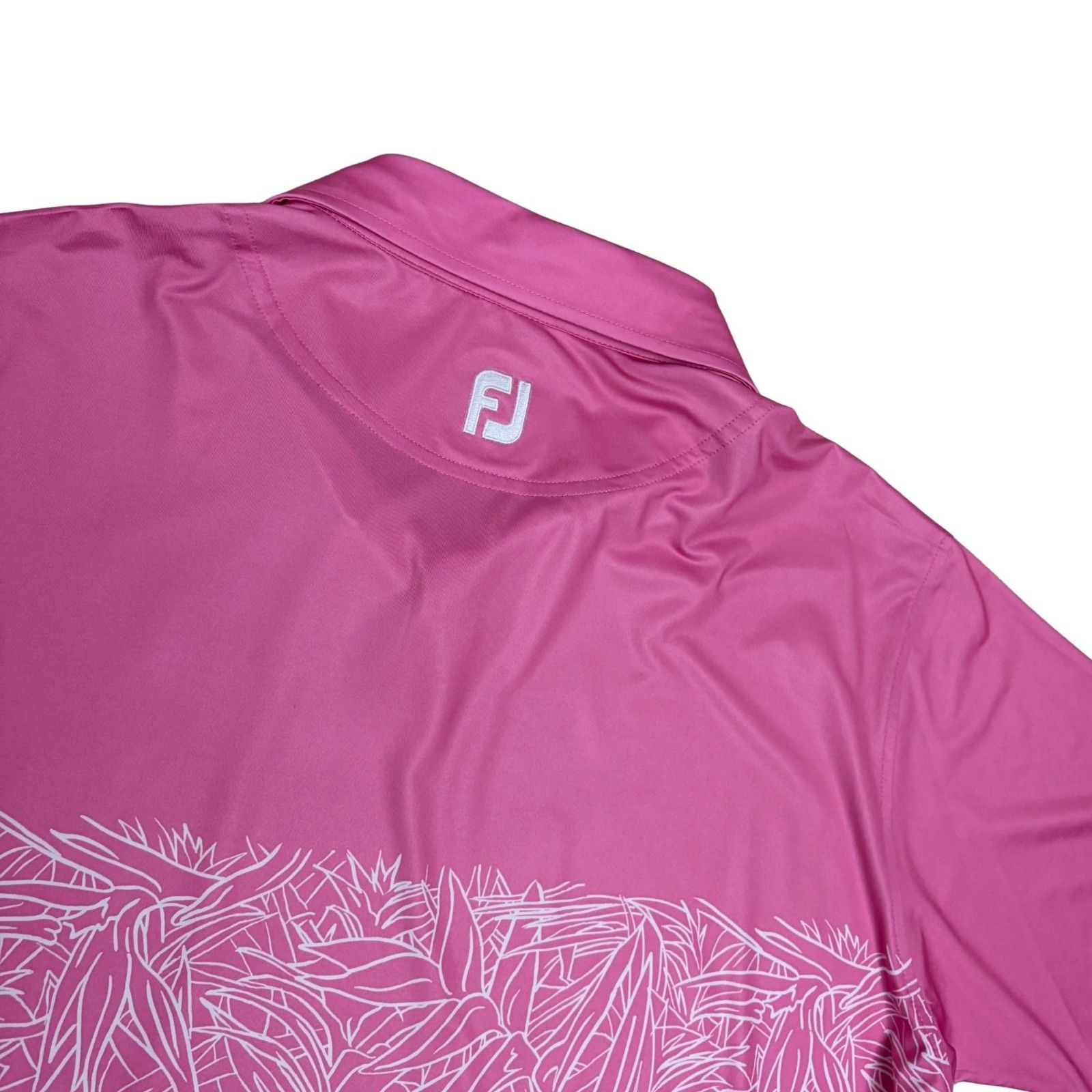 Footjoy FOOTJOY GOLF Polo Tee Shirt Pink Summer Lightweight Shirt XL Size US XL / EU 56 / 4 - 3 Thumbnail