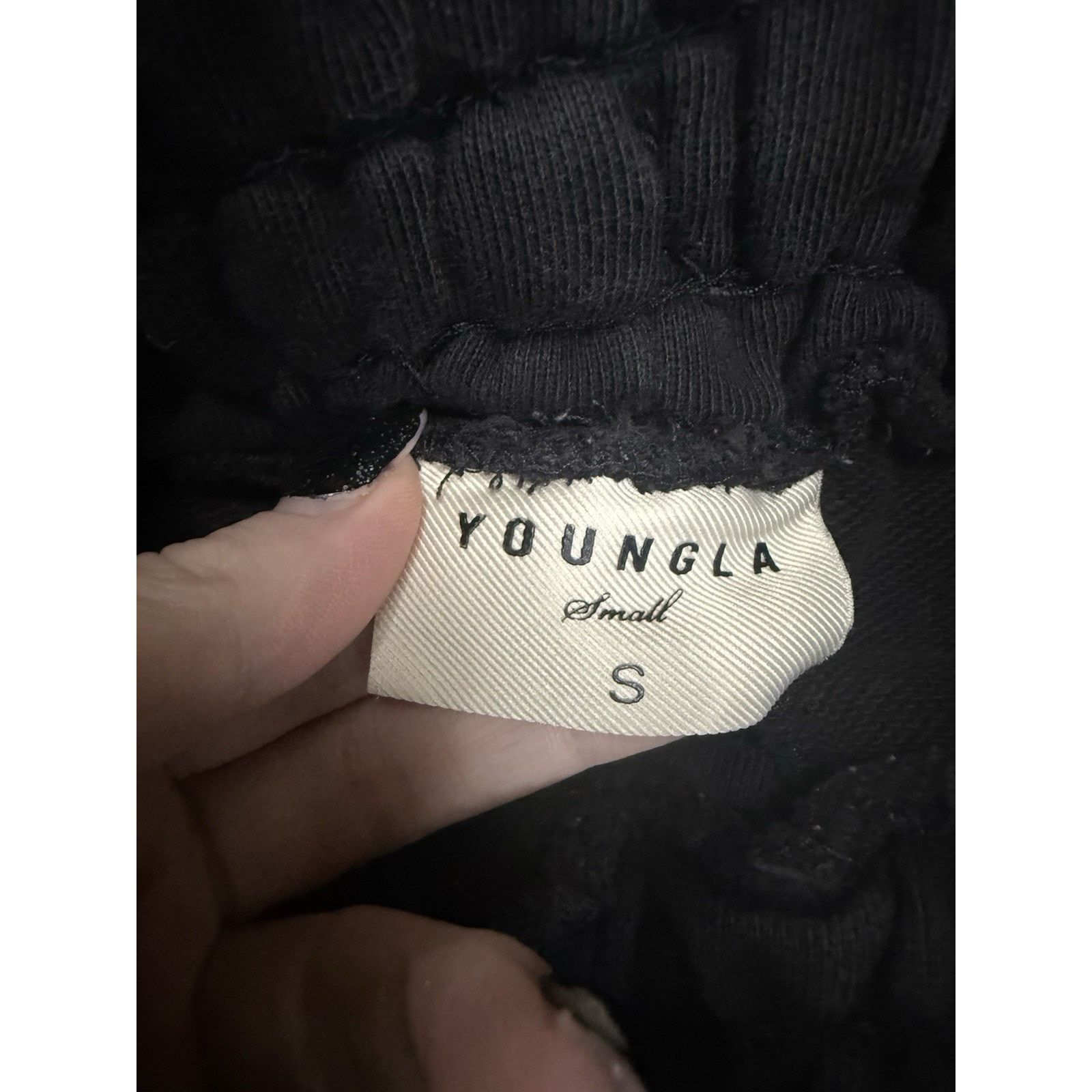 Other Young LA Women's Size S Sweatshorts Black Drawstring Pocket Size 25" / US 0 / IT 36 - 5 Thumbnail