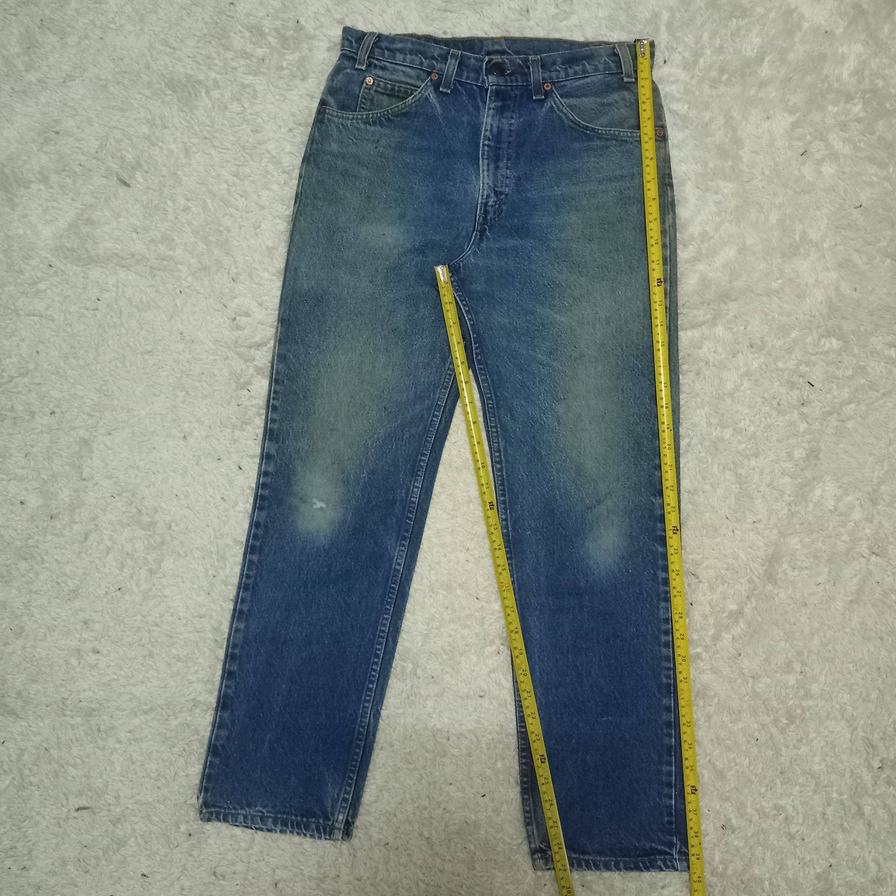 Levi's × Levi's Vintage Clothing Vintage 90s Levis 509 Orange Tab Distressed Blue Jeans Size US 31 - 11 Thumbnail