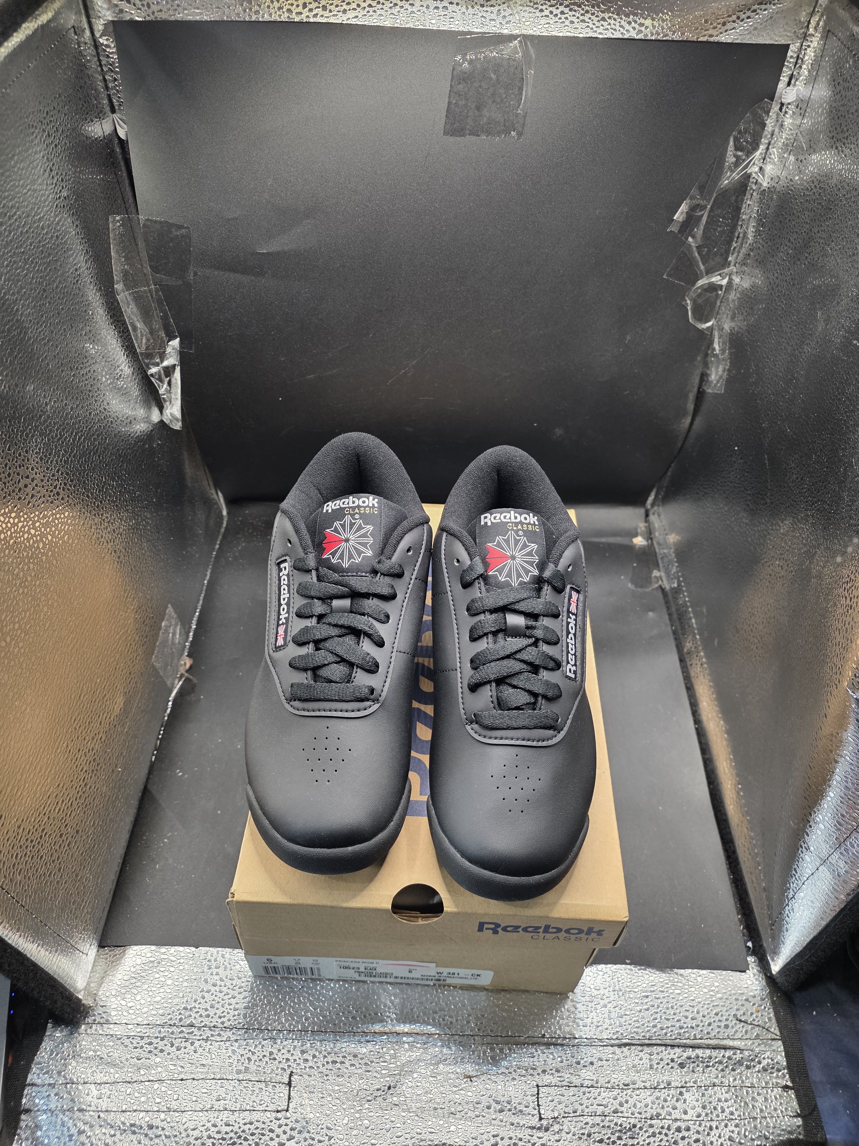 Reebok Reebok Classic Princess Black Women’s Sneakers Size 6 Wide D Size US 6 / IT 36 - 2 Thumbnail