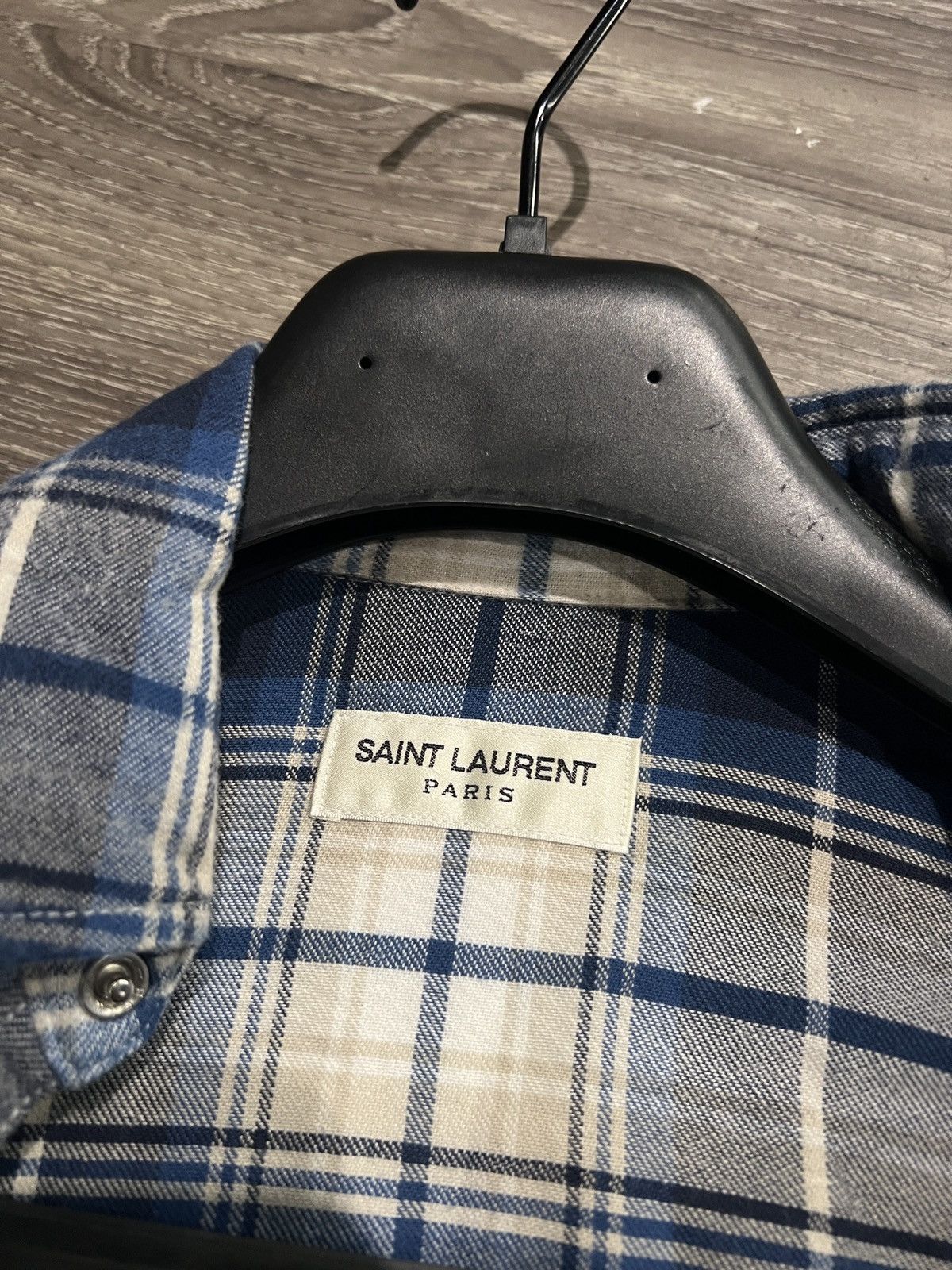 Hedi Slimane Saint Laurent Paris Hedi Slimane Checkered Pearl Flannel Size US XS / EU 42 / 0 - 7 Thumbnail