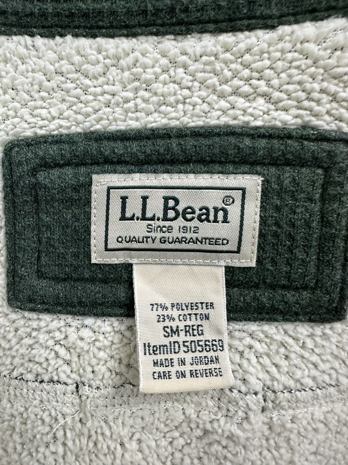 L.L. Bean Vintage 80s LL Bean Fleece Flannel Z40 Size US S / EU 44-46 / 1 - 9 Thumbnail