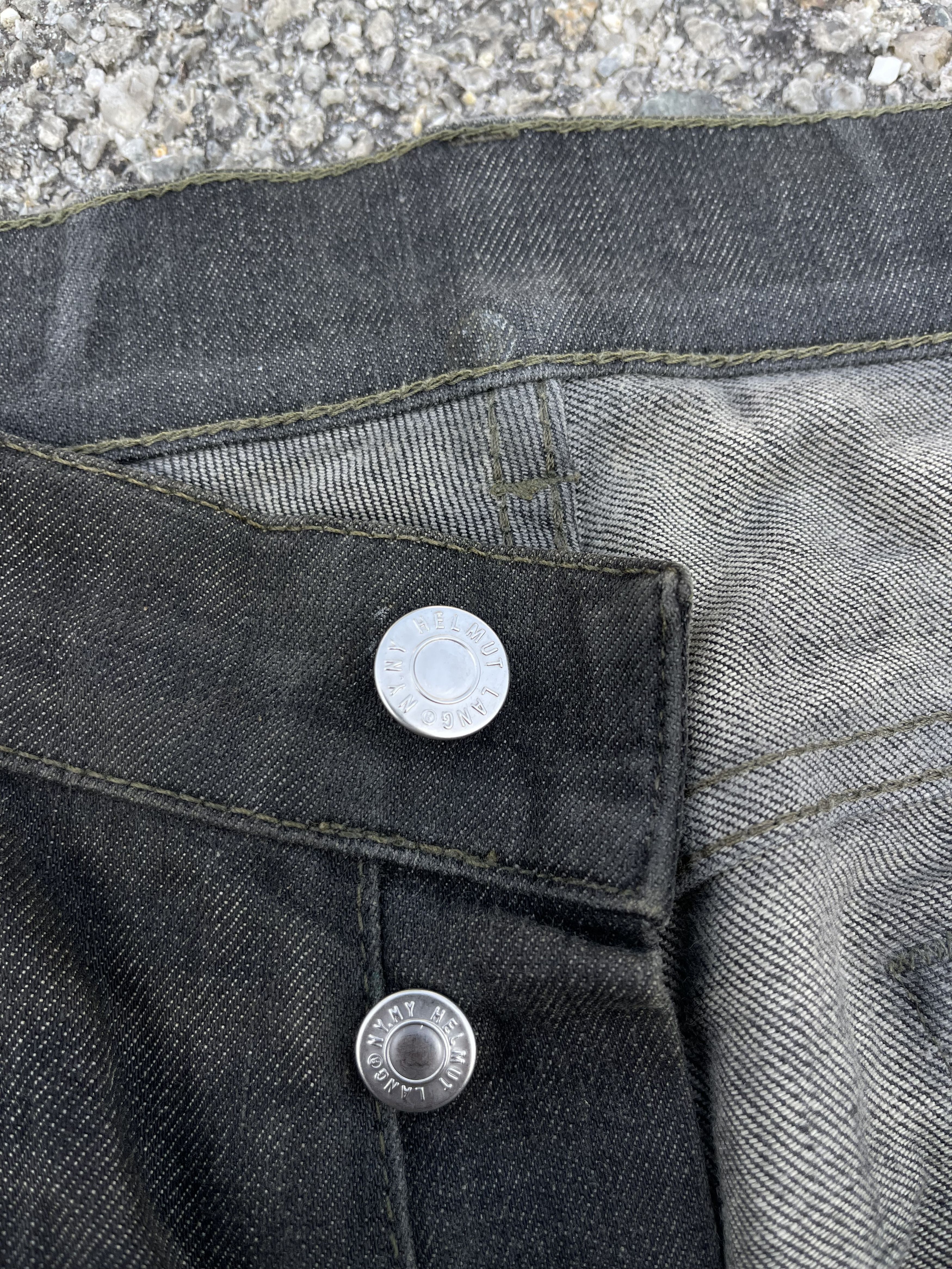 Designer × Helmut Lang × Vintage Vintage Helmut Lang Low Waist Contour Fit Raw Elastic Denim Size US 31 - 6 Thumbnail