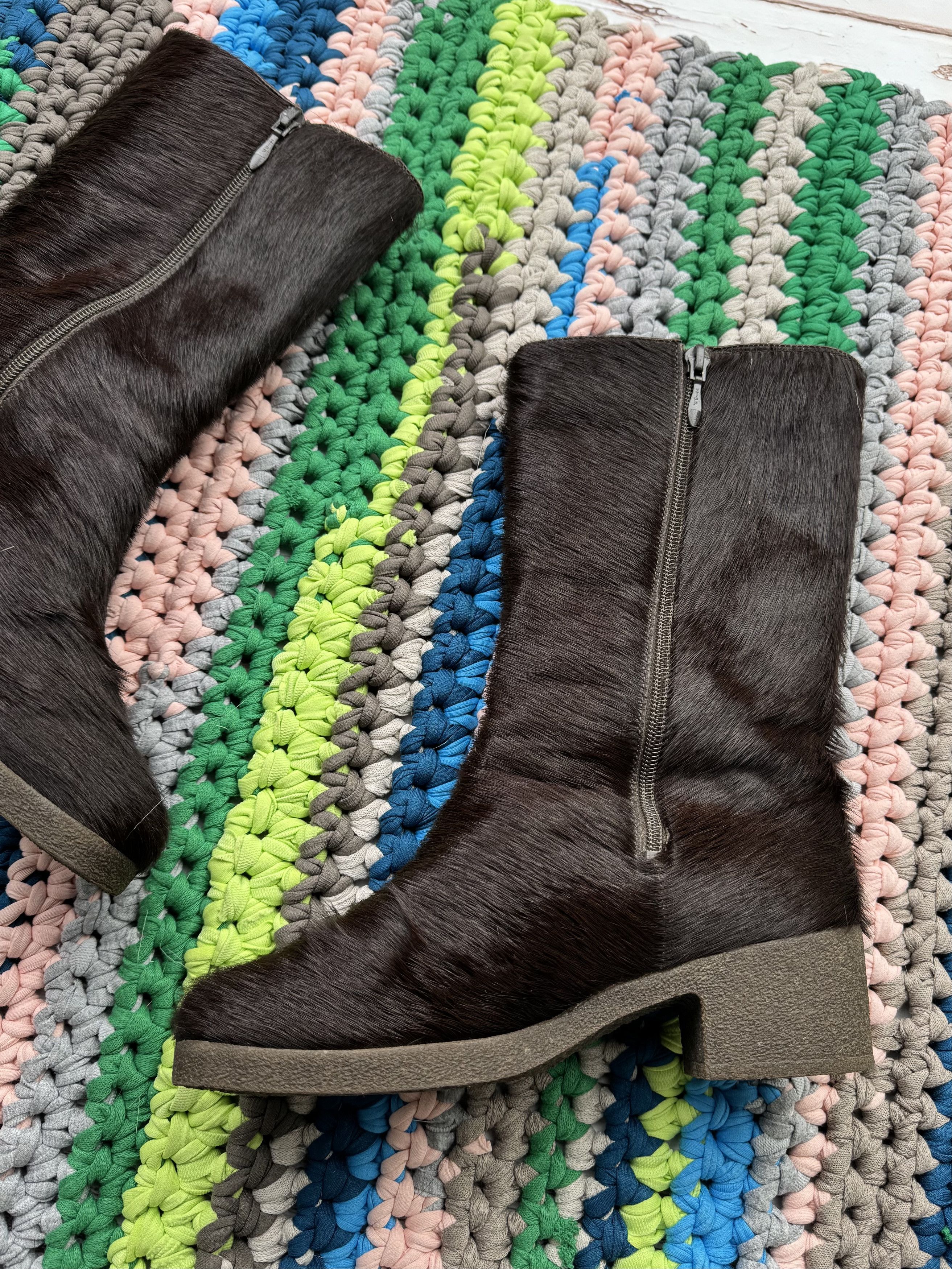 Hysteric Glamour Vintage Real Fur Boots (D15) Size US 7 / IT 37 - 6 Thumbnail