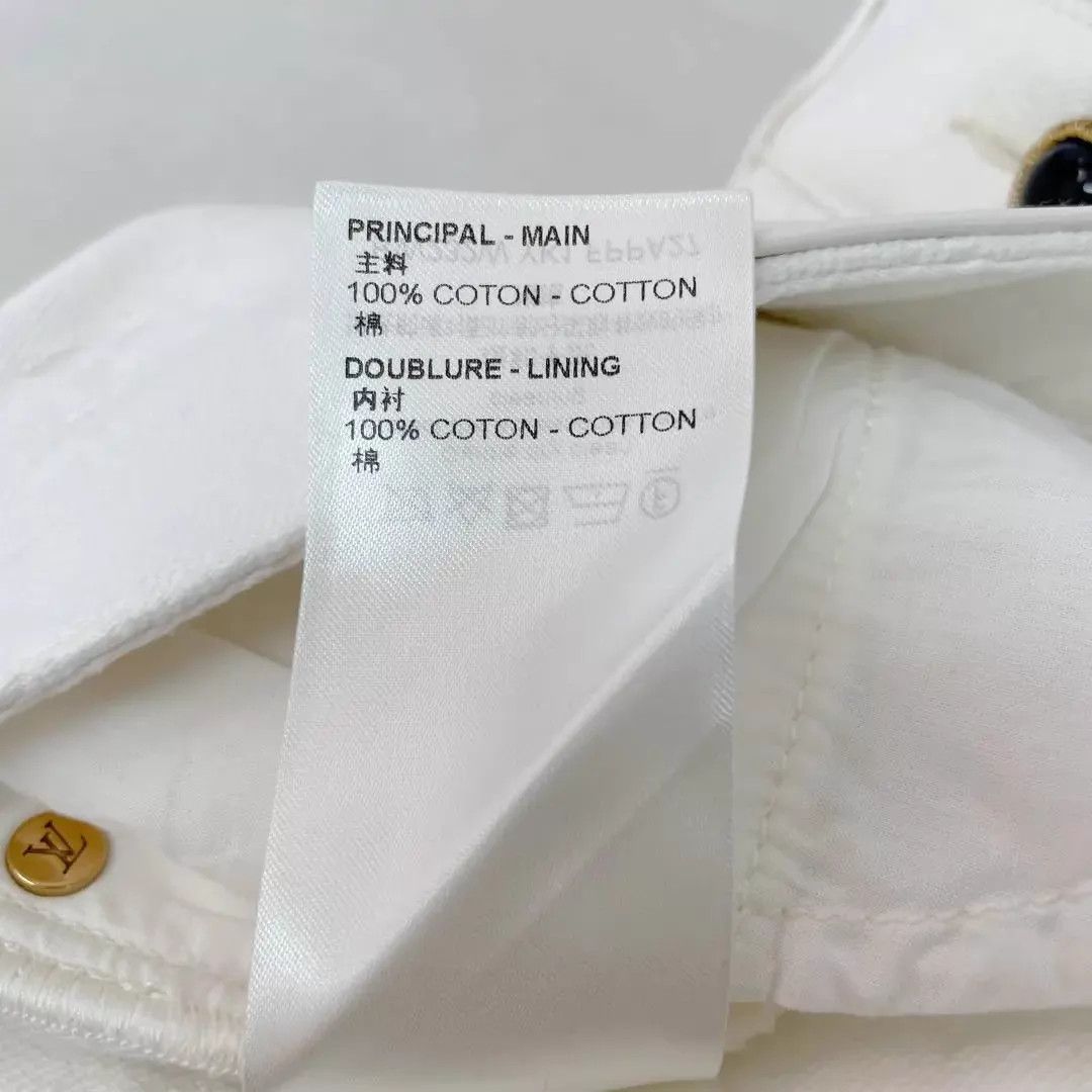 Louis Vuitton Louis Vuitton Monogram allover white jeans size 40 Size 28" / US 6 / IT 42 - 7 Thumbnail