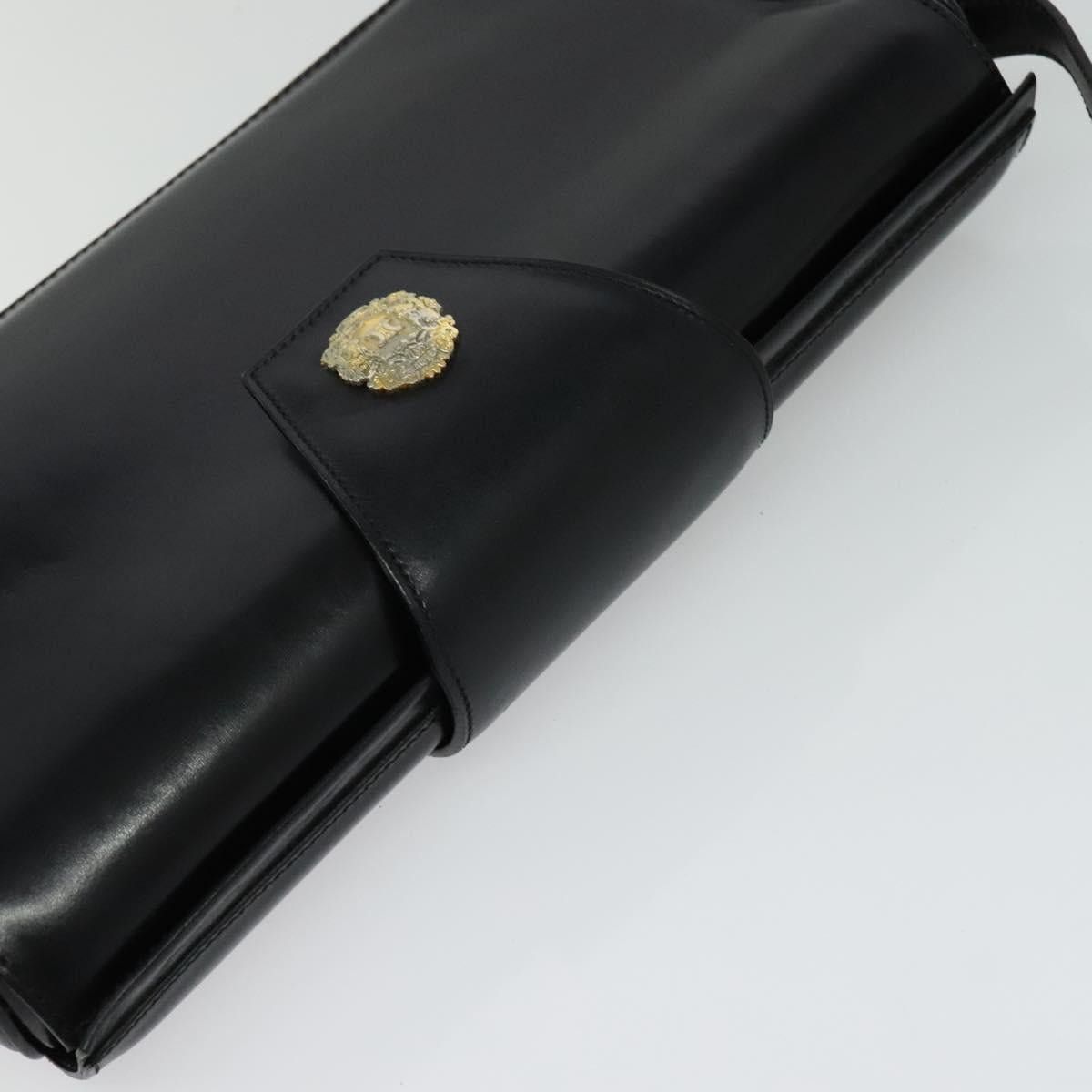 Celine CELINE Shoulder Bag Leather Black Gold Size ONE SIZE - 6 Thumbnail