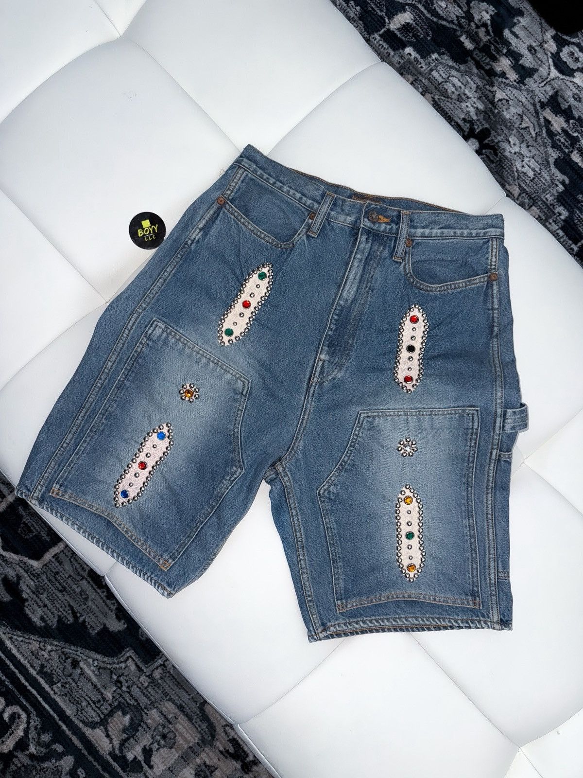 Kapital Kapital EMBELLISHED SHORTS Size US 34 / EU 50 - 1 Thumbnail