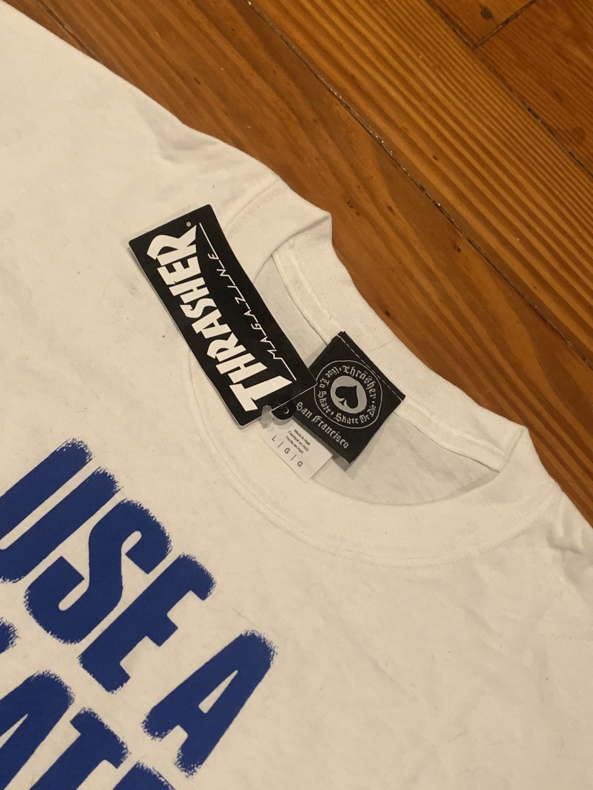 Thrasher Thrasher Use A Skate Go To Prison, Mark Gonzales — L — NWT” Size US L / EU 52-54 / 3 - 5 Thumbnail