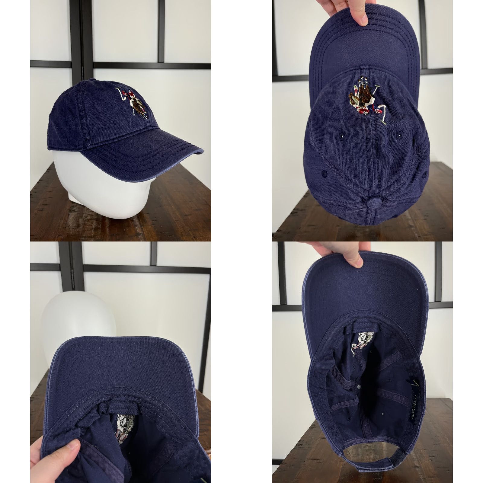 Vintage VINTAGE US Polo Assn. Hat Cap Strap Back Adult Blue Pony Cotton Since 1890 Golf Twill Size US M / EU 48-50 / 2 - 8 Thumbnail