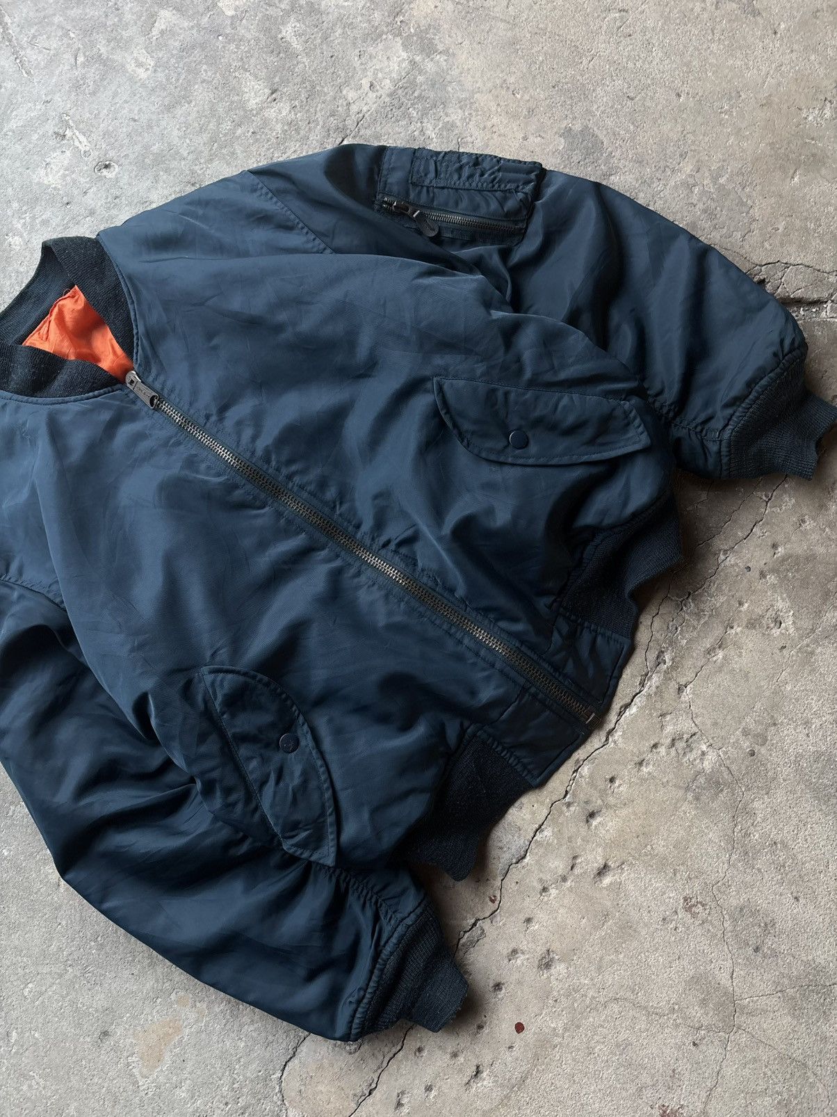 Alpha Industries Reversible MA-1 Bomber Jacket Size L Size US L / EU 52-54 / 3 - 7 Thumbnail