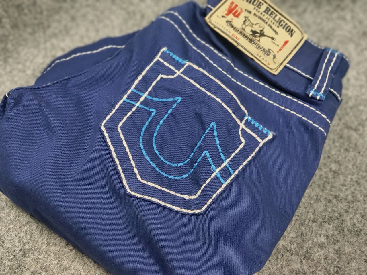 True Religion True Religion Geno Denim Slim Jeans Made in USA Y2K Style Size 28" / US 6 / IT 42 - 3 Thumbnail