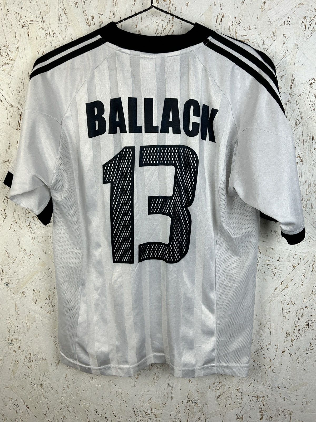 Adidas Vintage Adidas Germany #13 Ballack 2002 Home Kit Jersey Size US XS / EU 42 / 0 - 1 Thumbnail