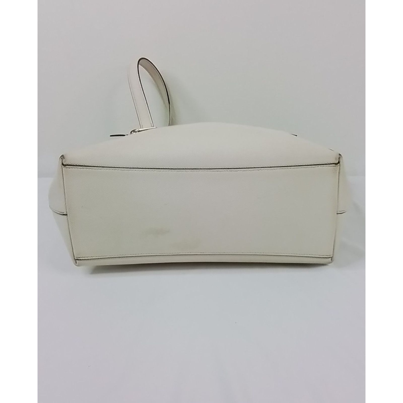 Coach Coach Gallery Leather Tote Purse Gold/Chalk F79608 #J3032 Size ONE SIZE - 12 Thumbnail