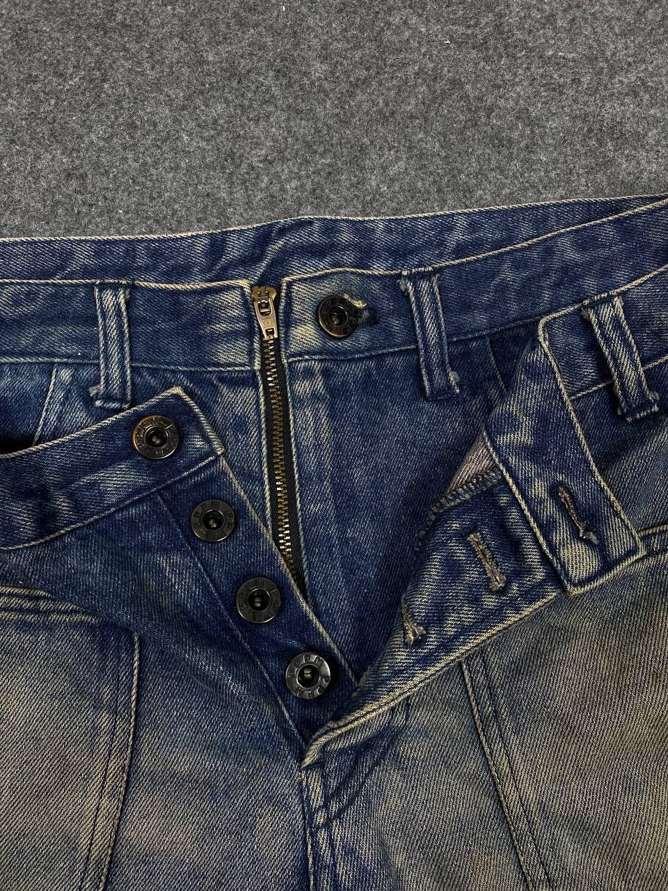 PPFM vintage 90s ppfm bondage style distressed flare denim Size US 32 / EU 48 - 12 Thumbnail