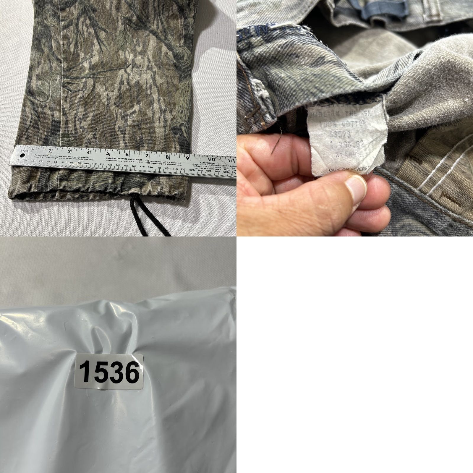 Vintage VINTAGE Mossy Oak Treestand Cargo Pants 42x30 Regular Men's Camouflage Brown 90s Mens Pants Size US 42 / EU 58 - 8 Thumbnail
