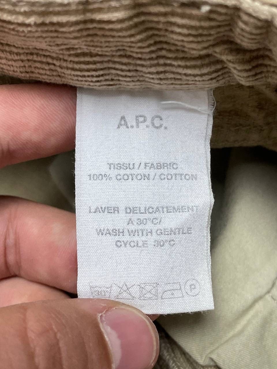 A.P.C. × Vintage A.P.C Vintage Velvet Pants 33 Size Luxury Brand Size US 33 - 10 Thumbnail