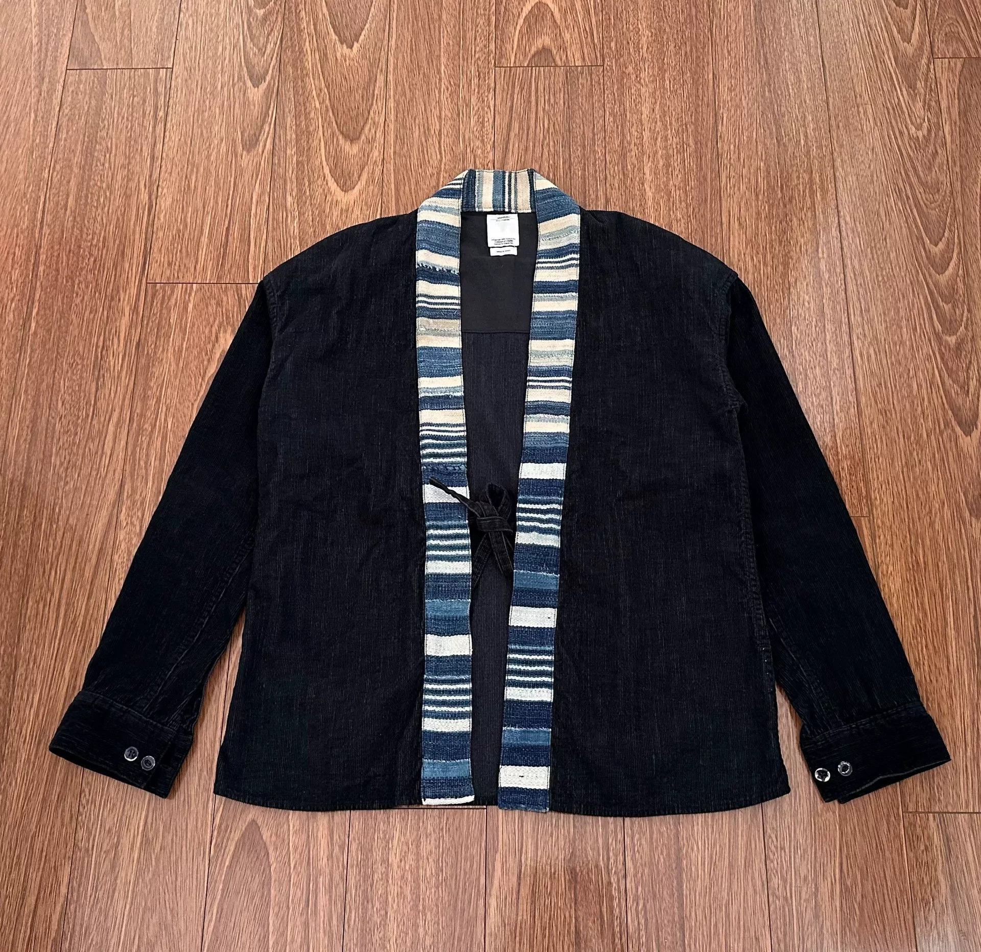 Visvim visvim lhamo shirt in black corduroy Size US M / EU 48-50 / 2 - 1 Thumbnail
