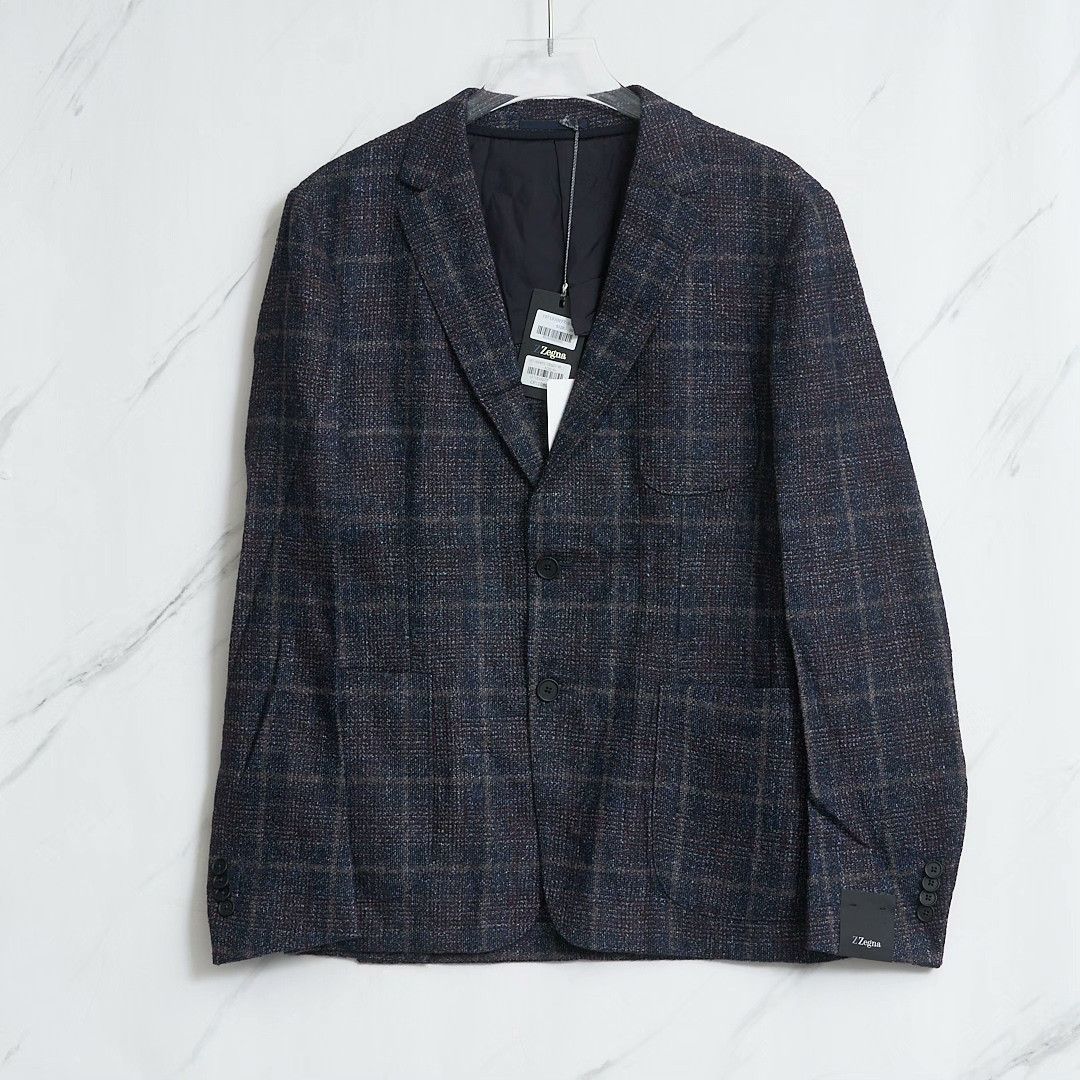 Ermenegildo Zegna ZEGNA Men's Plaid Suit Size US L / EU 52-54 / 3 - 1 Thumbnail