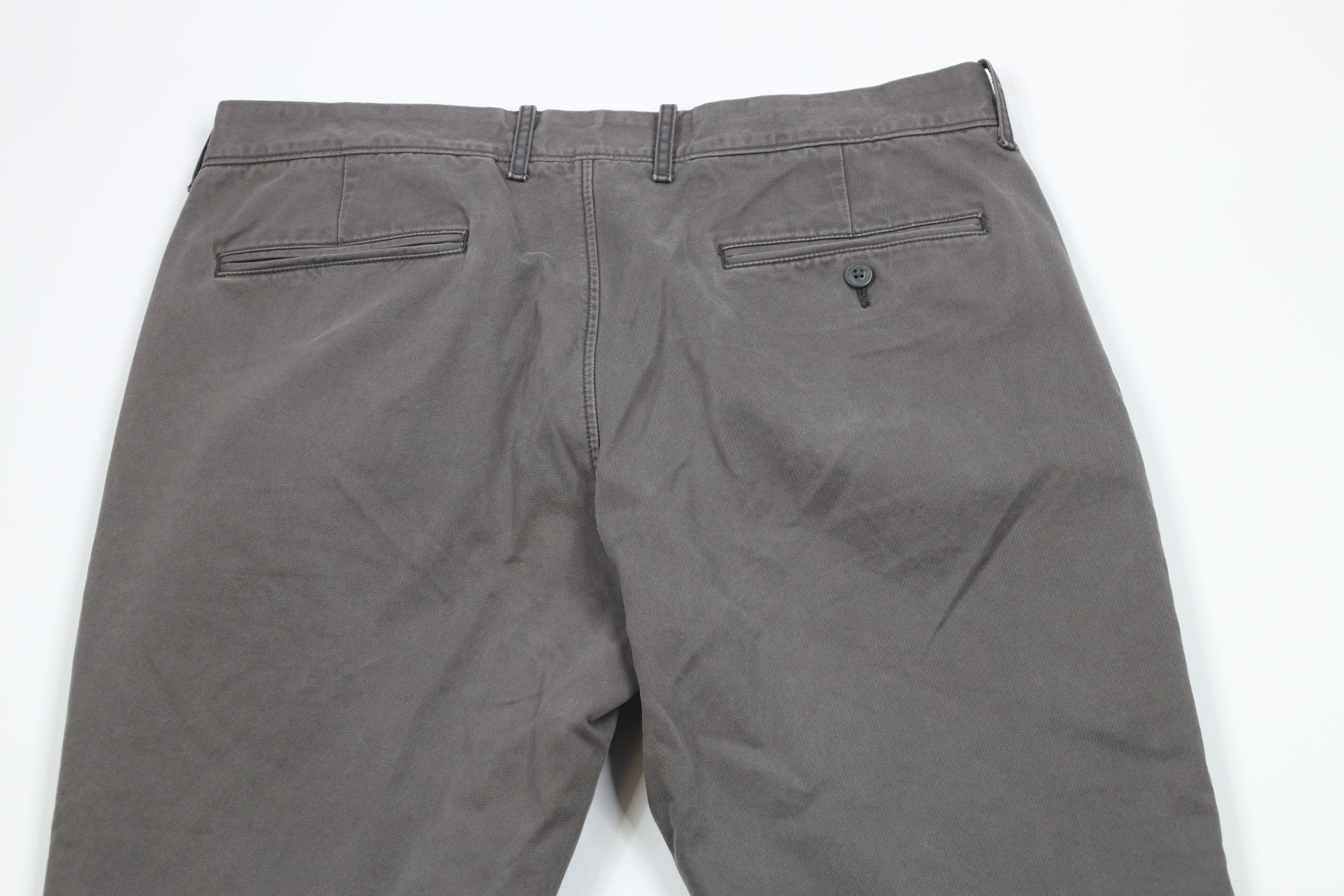 J.Crew × Vintage Vintage J Crew Straight Leg Cotton Chinos Chino Pants Gray Size US 35 - 12 Thumbnail