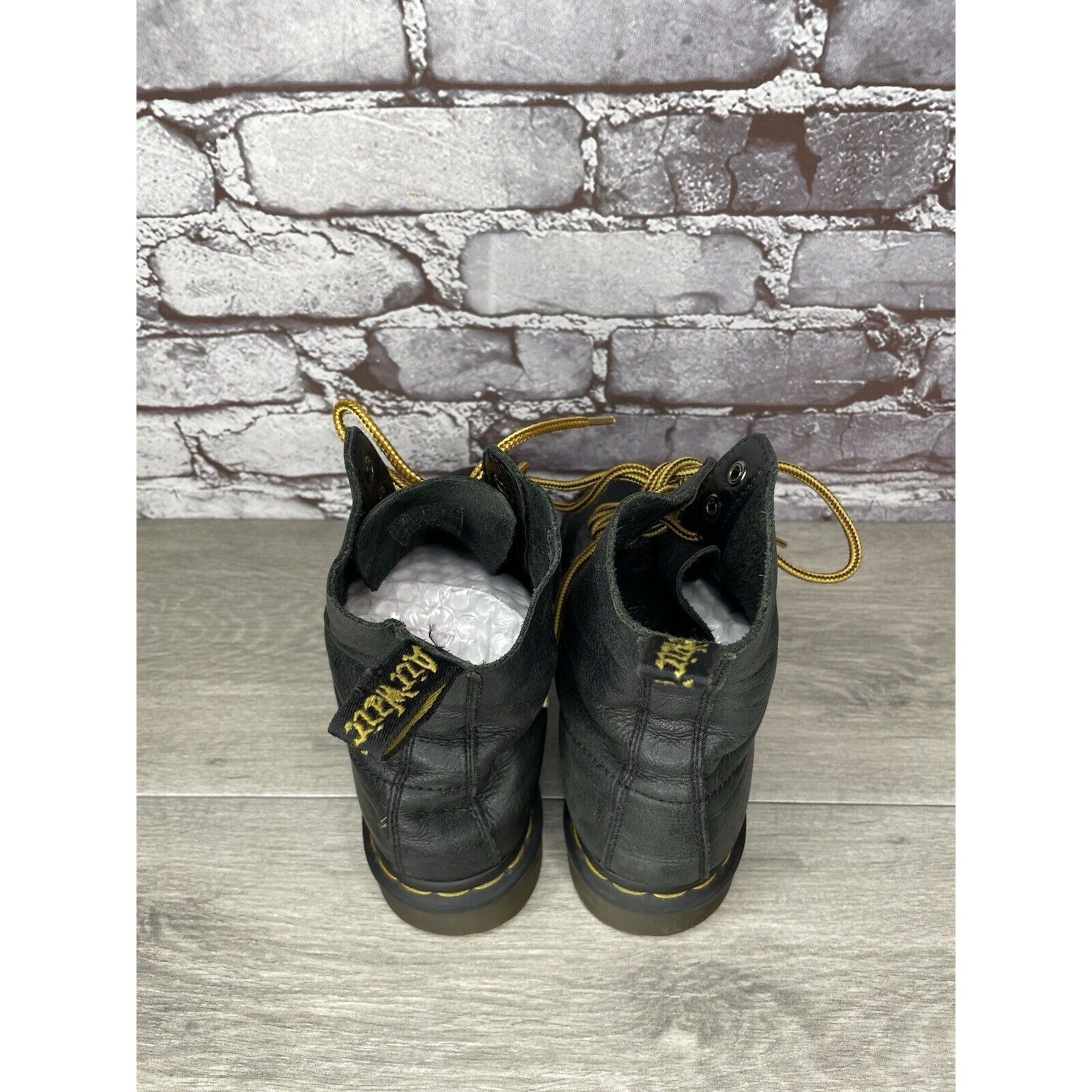 Dr. Martens Dr Doc Marten’s Pascal Black Leather Lace Up Combat Boots Wo Size US 7 / IT 37 - 13 Thumbnail