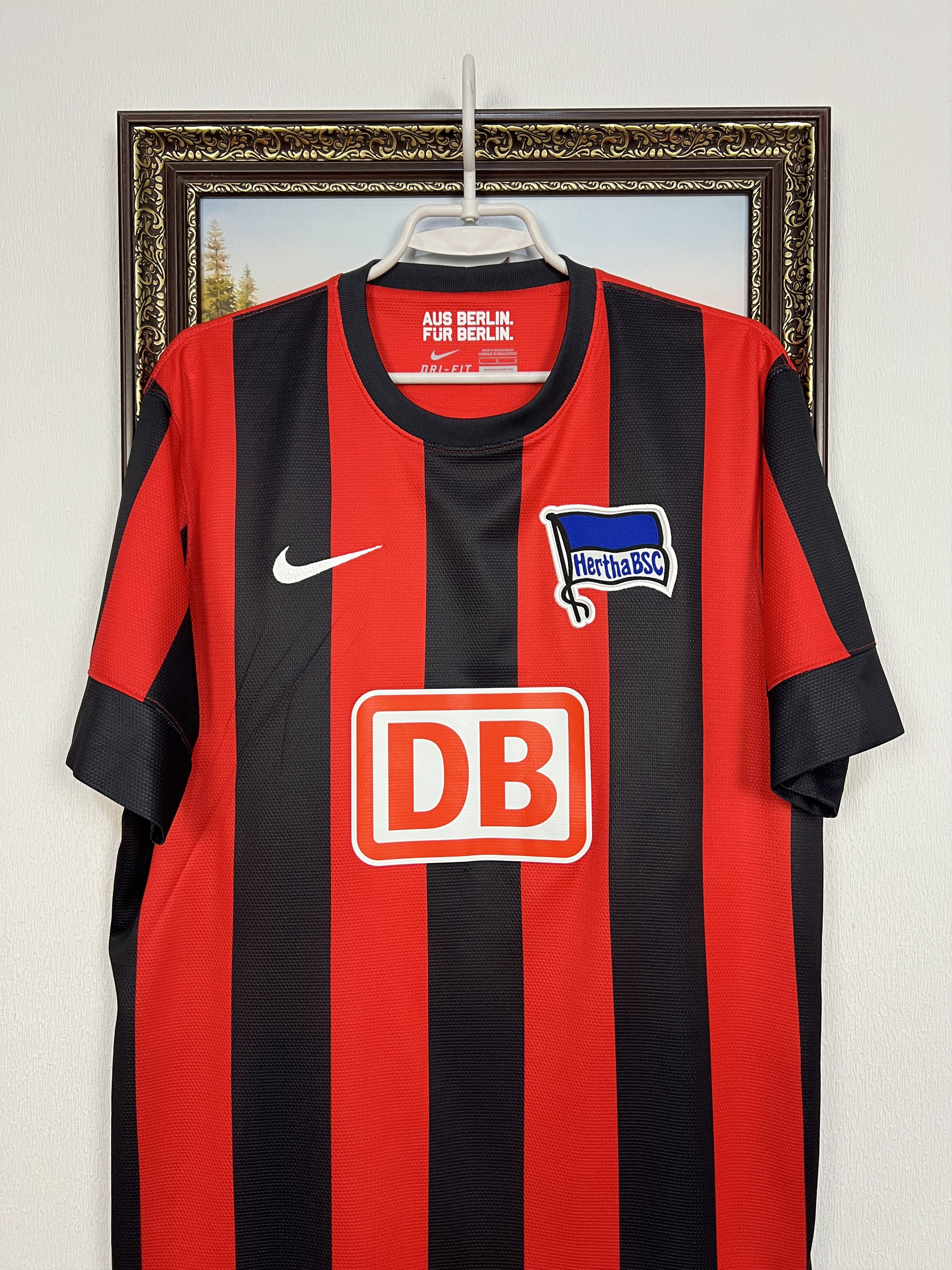 Nike Hertha Away football shirt 2012 Soccer Nike Jersey Size US L / EU 52-54 / 3 - 2 Thumbnail