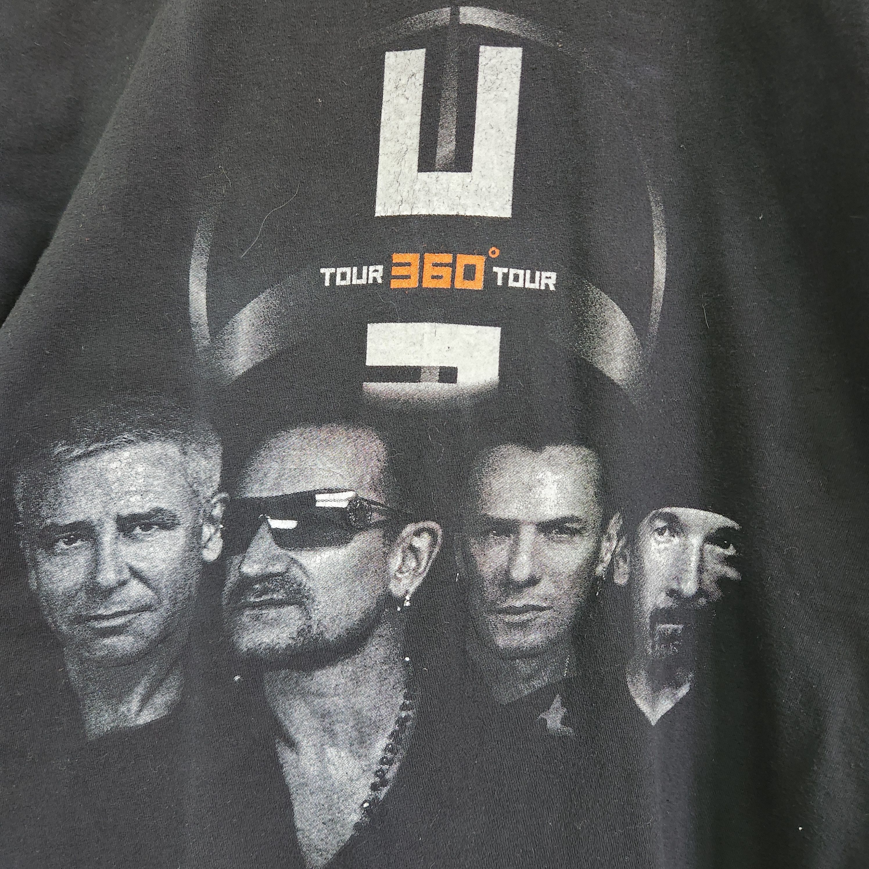 Band Tees × Vintage Vintage Y2K Bono U2 Tour 360 Black TShirt Size US L / EU 52-54 / 3 - 8 Thumbnail